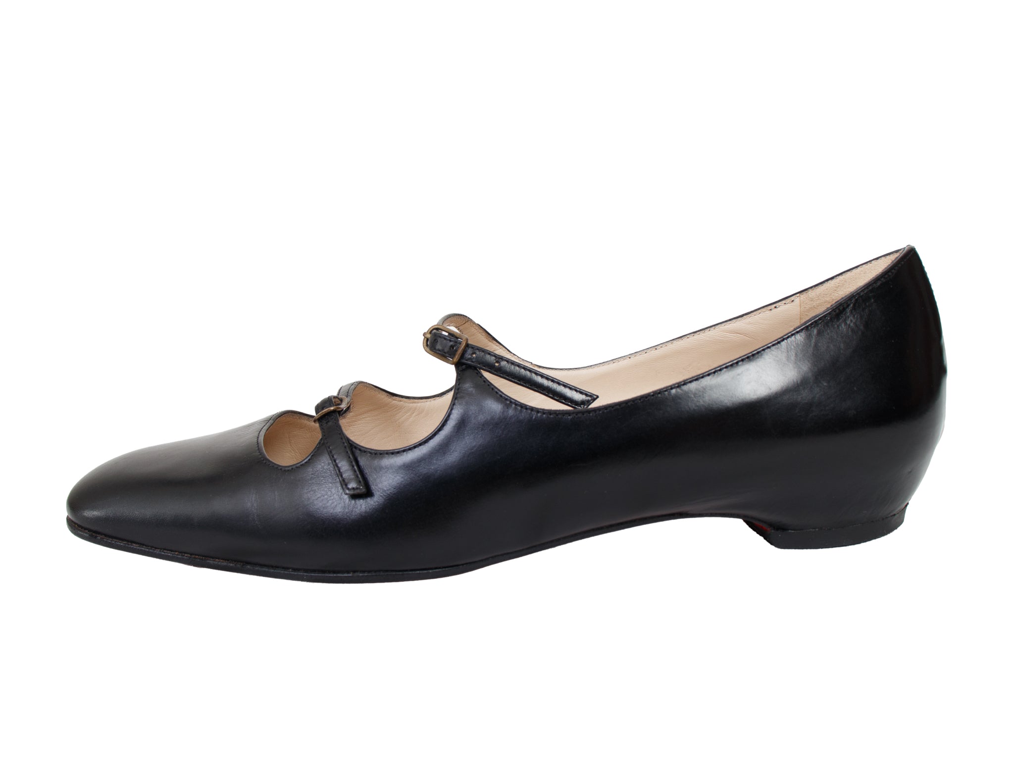 Christian Louboutin Double Buckle Strap Mary Janes