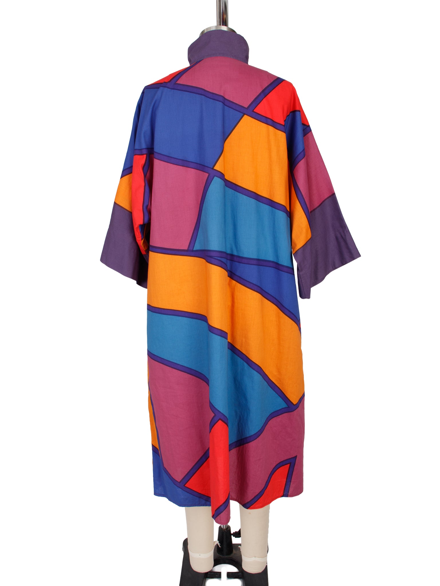 Marimekko Purple Multicolor Geometric Dress