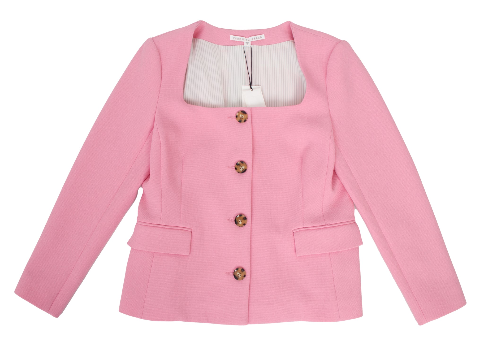 Veronica Beard Ria Square Neck Blazer