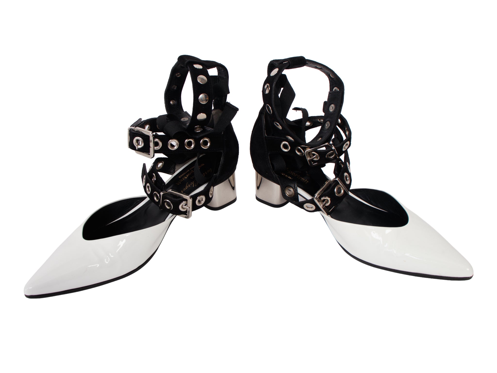 Robert Clergerie x Self Portrait Susa Grommet Kitten Heels