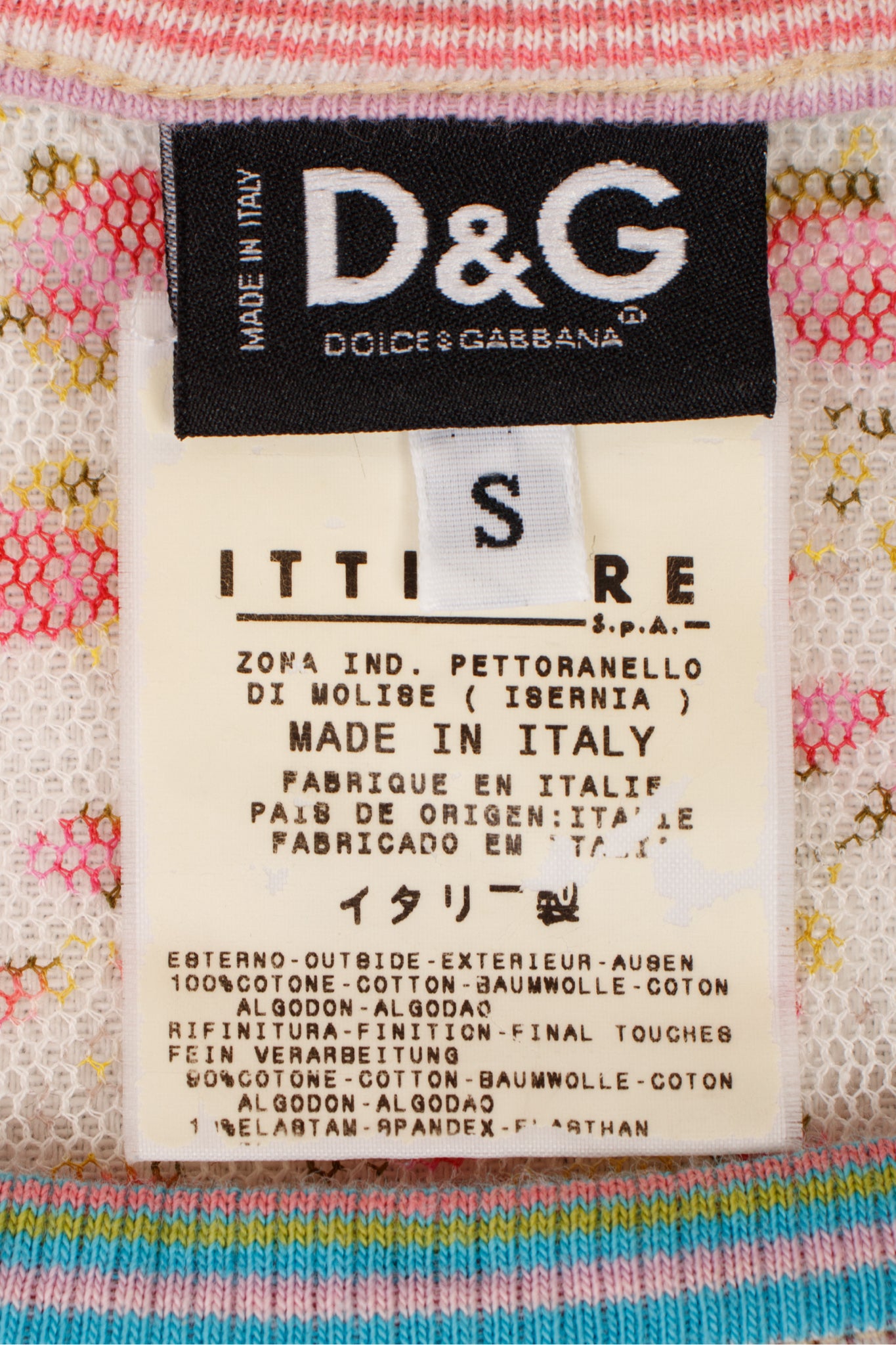 D&G Floral Mesh Top