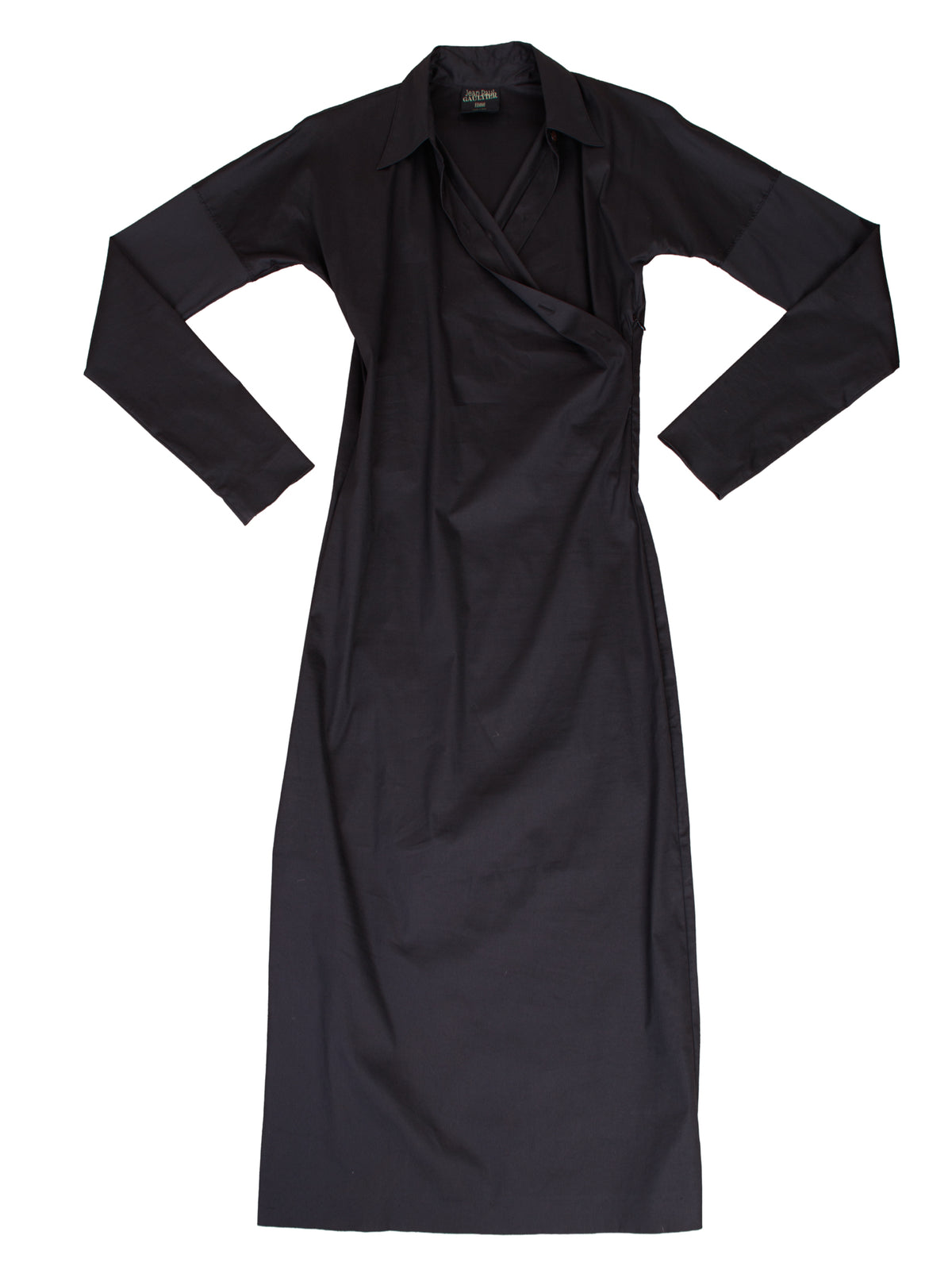 Jean Paul Gaultier Stretch Cotton Maxi Dress