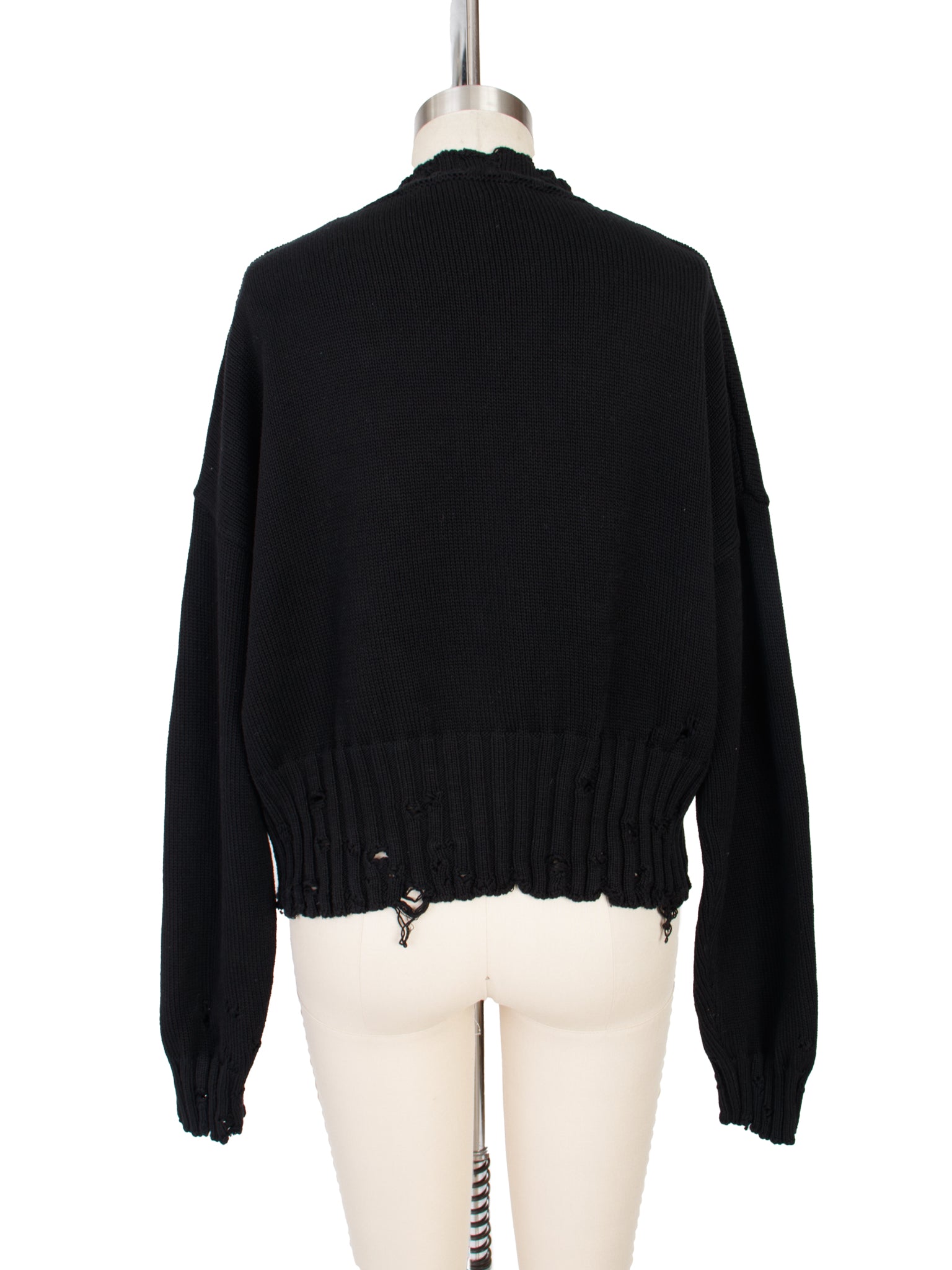 Marni Distressed Logo Stitch Sweater