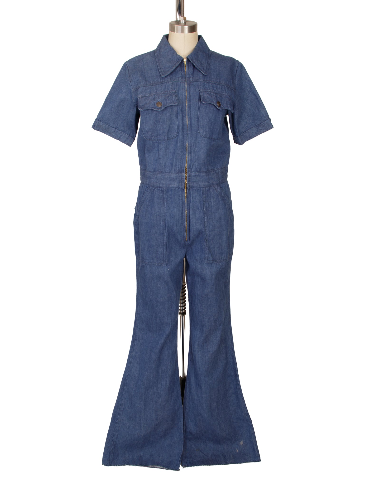 1970s Wild Oats Denim Coveralls