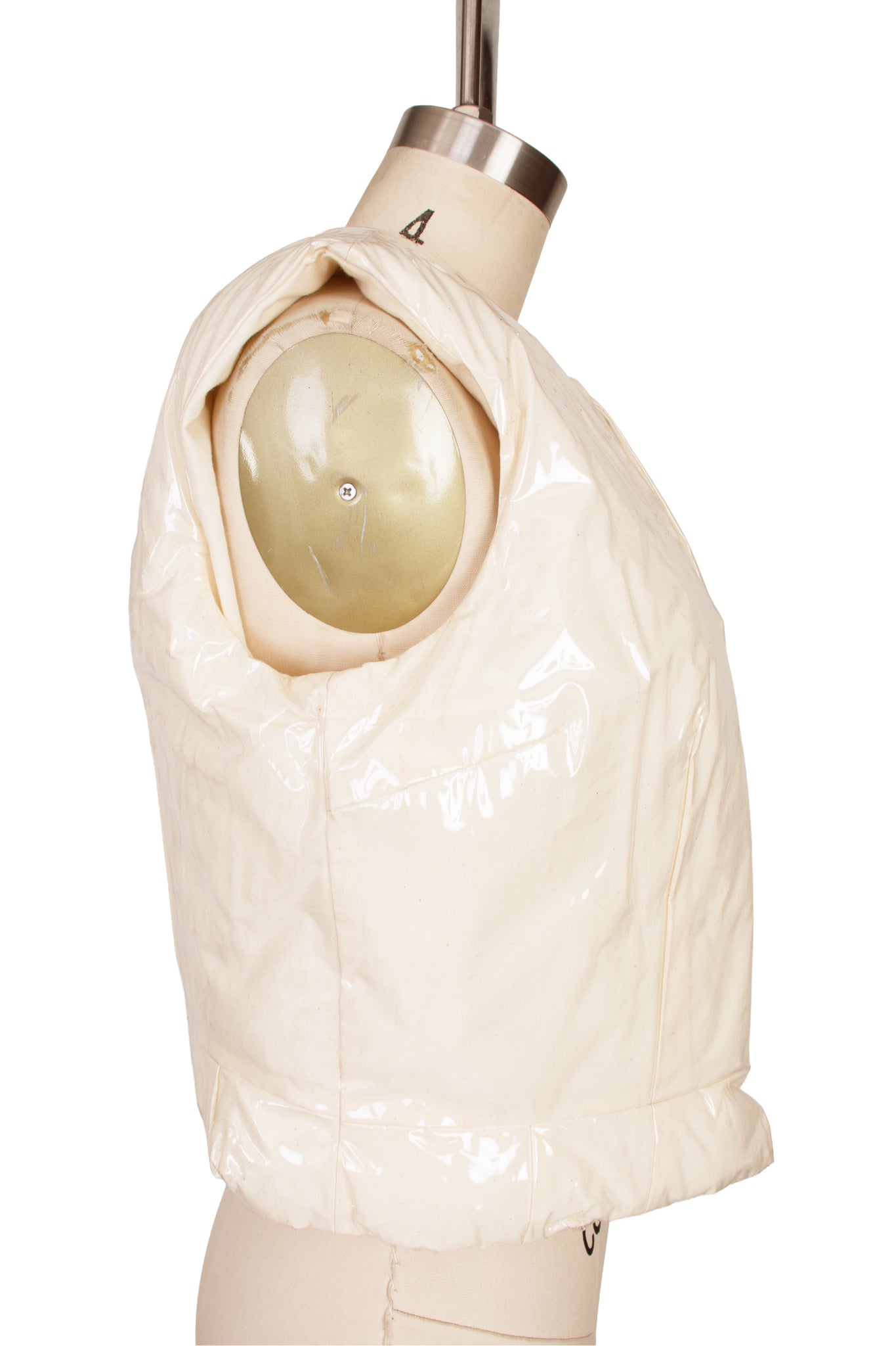 2016 Comme des Garcons Vinyl Coated Puffer Vest