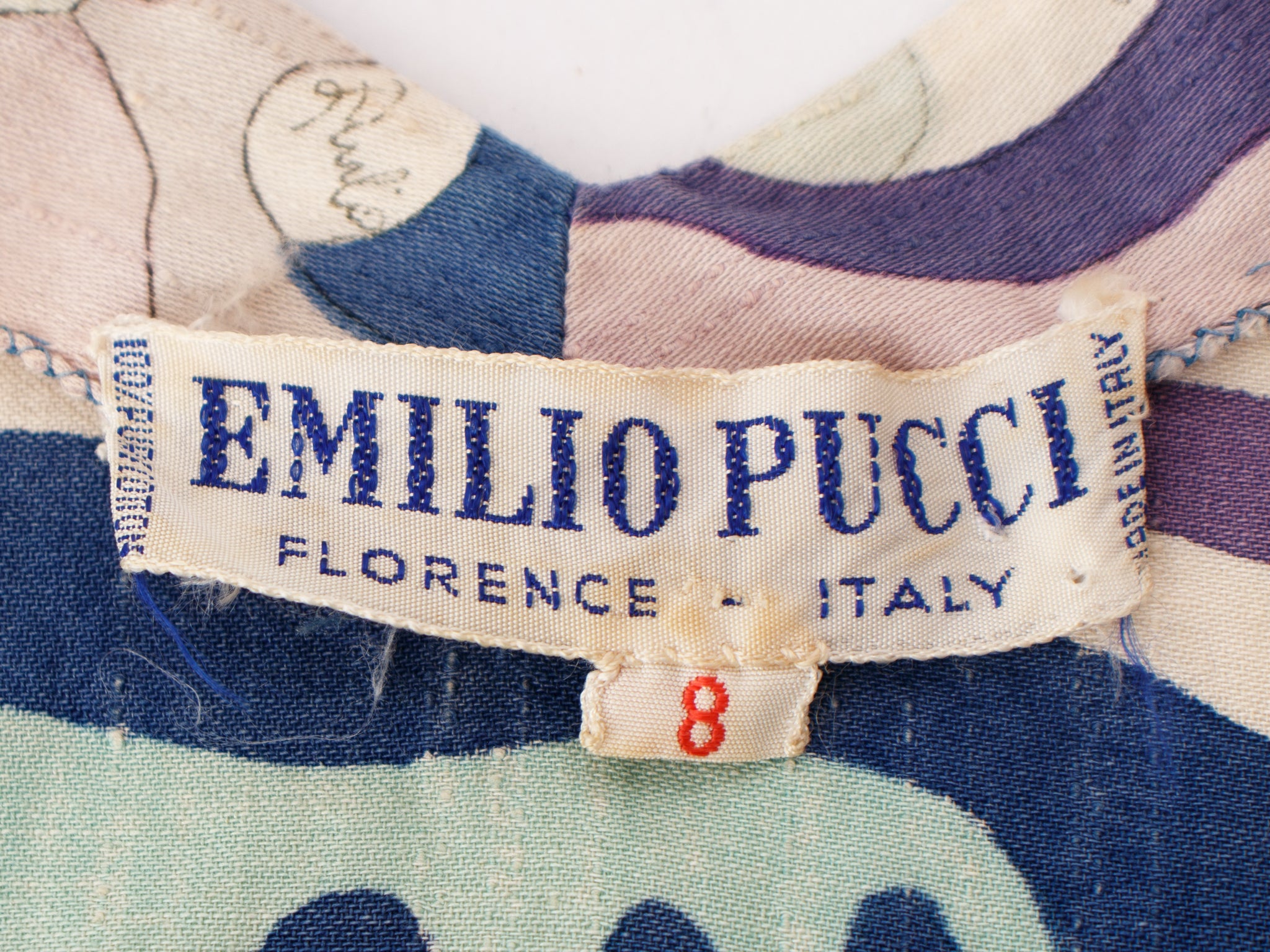 1970s Emilio Pucci Crop Tie Top