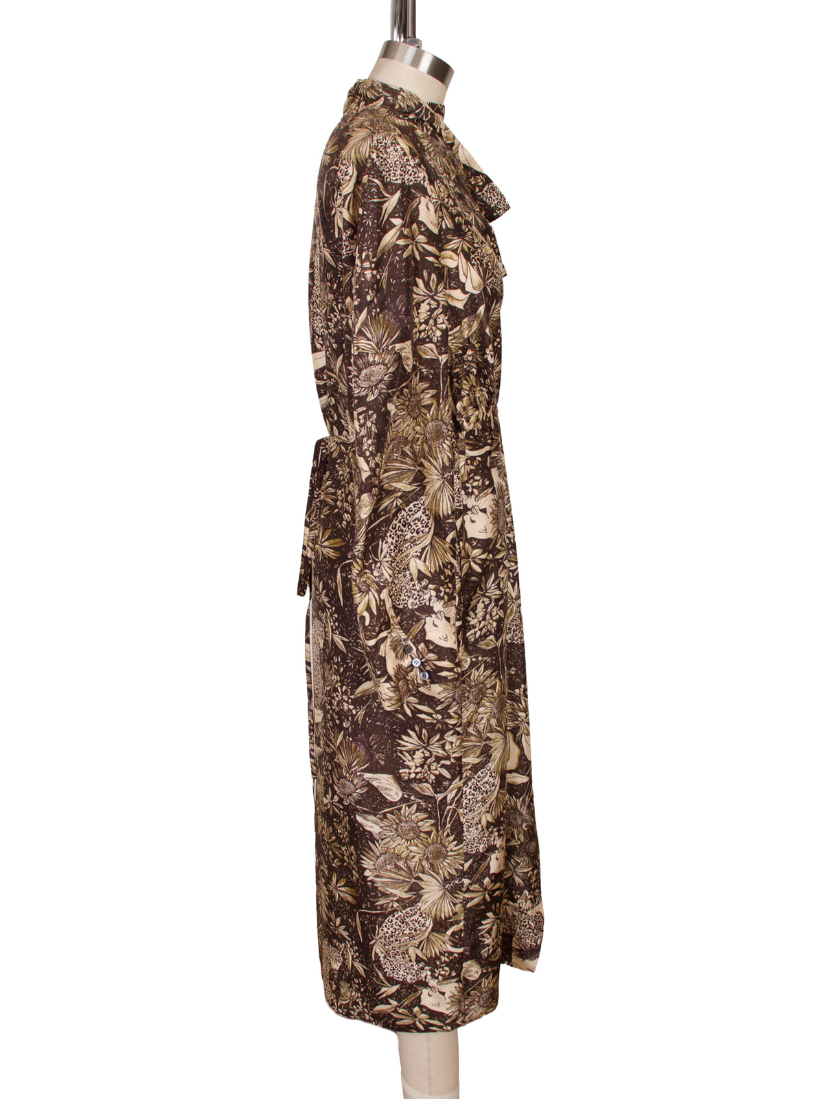 Soeur Susie Silk Panther Print Dress