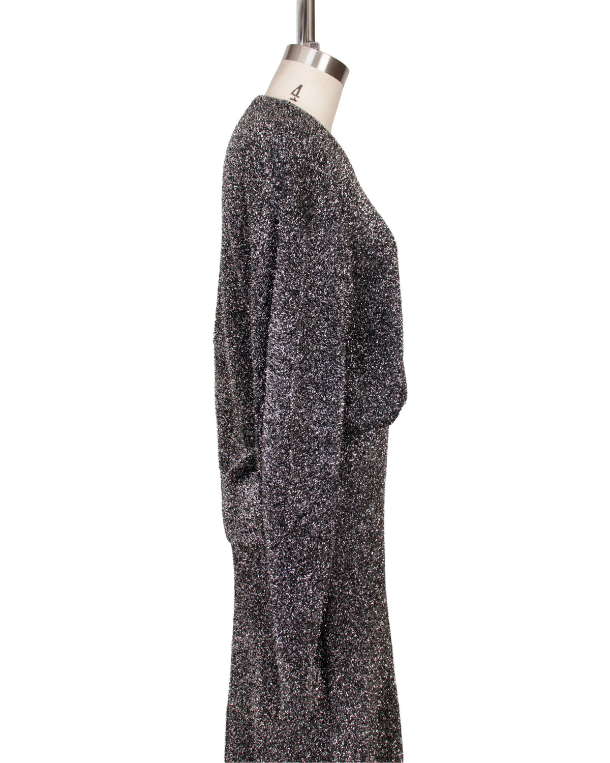 Helmut Lang Lurex Eyelash Knit Skirt Set*