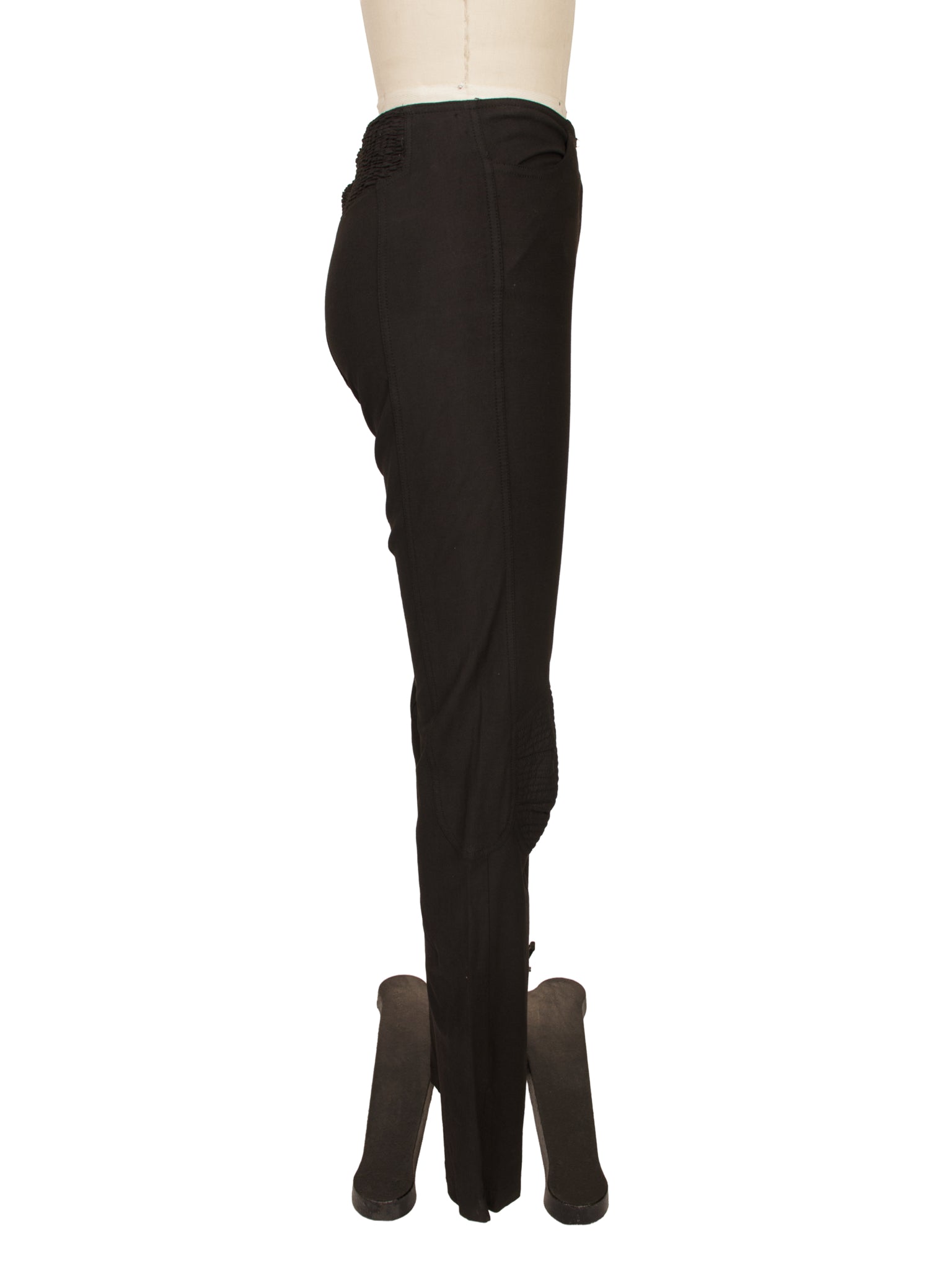 Plein Sud Moto Patch Low-Rise Pants