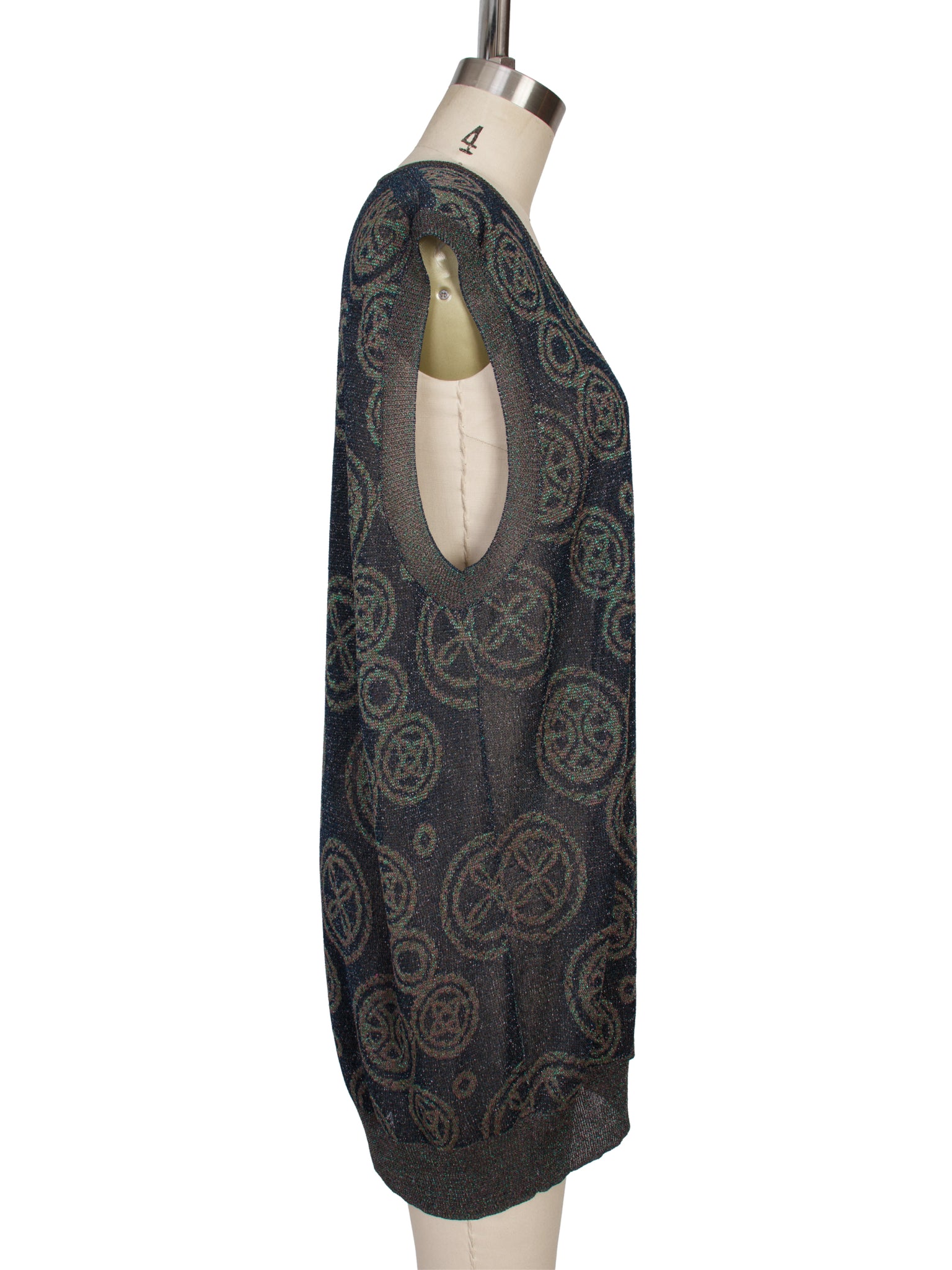 Dries Van Noten Metallic Sweater Vest