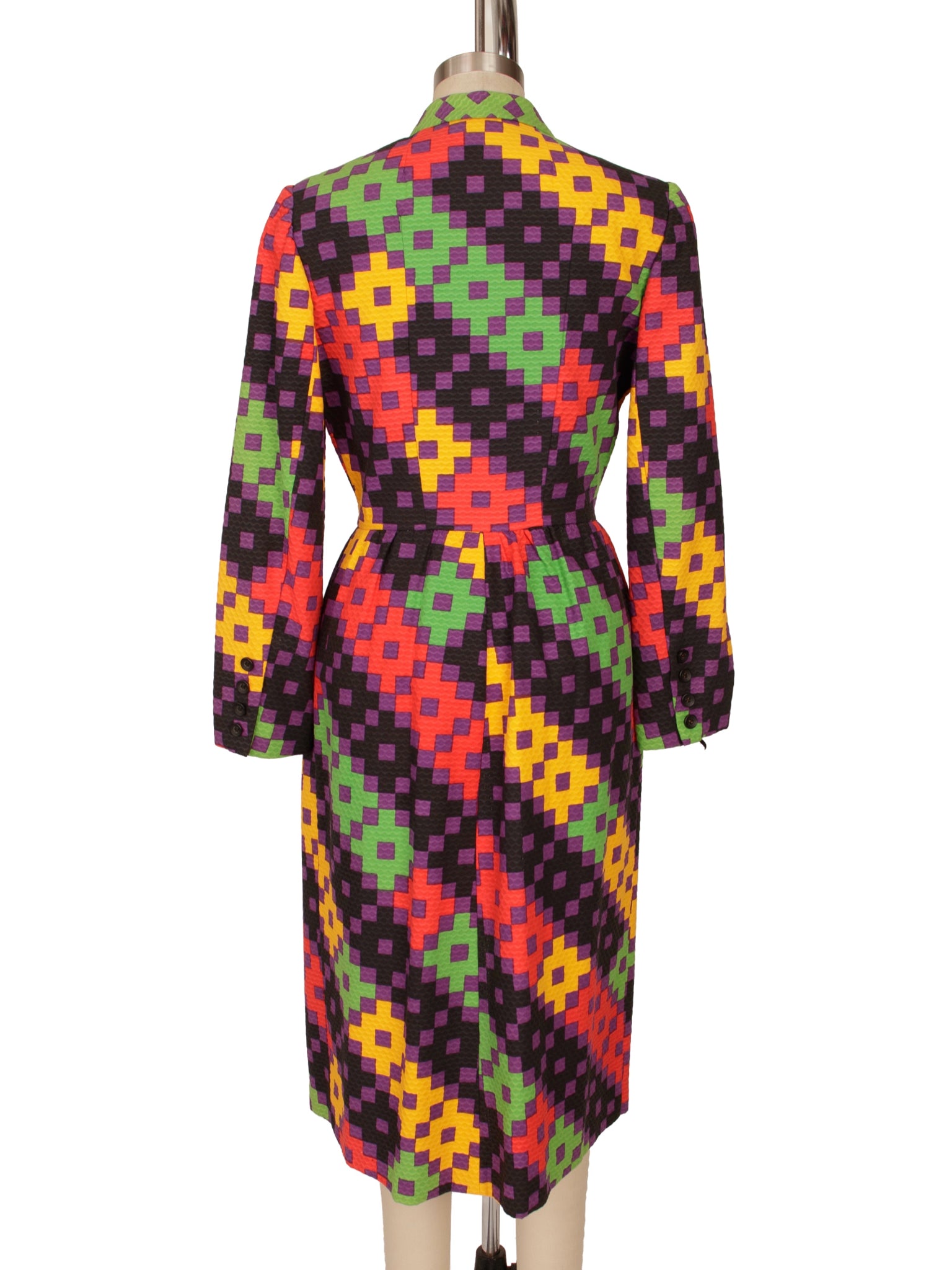 Fred Hayman's Giorgio Beverly Hills Printed Coat Dress