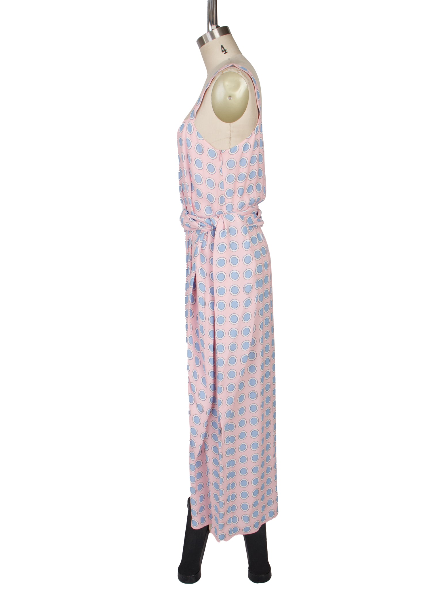 Boutique Moschino Draped Polka Dot Dress