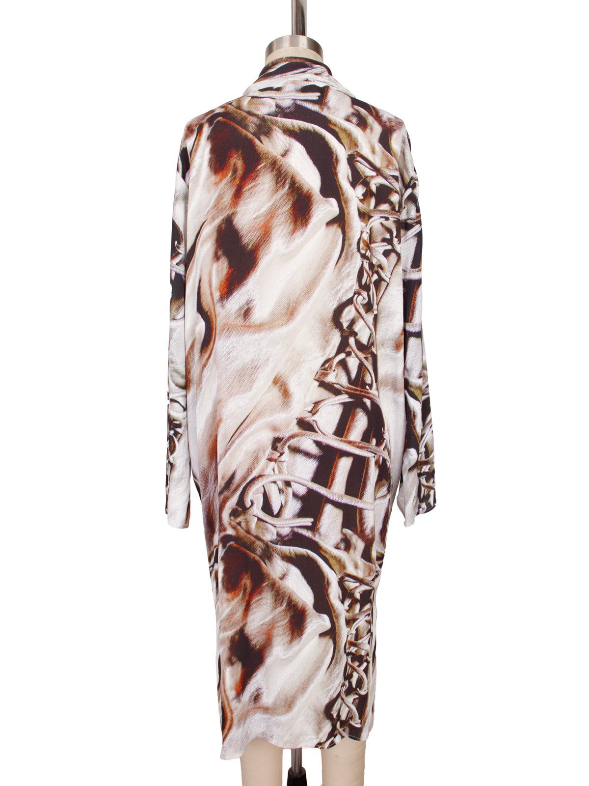 SS17 Diana Orving Runway Corseting Print Dress