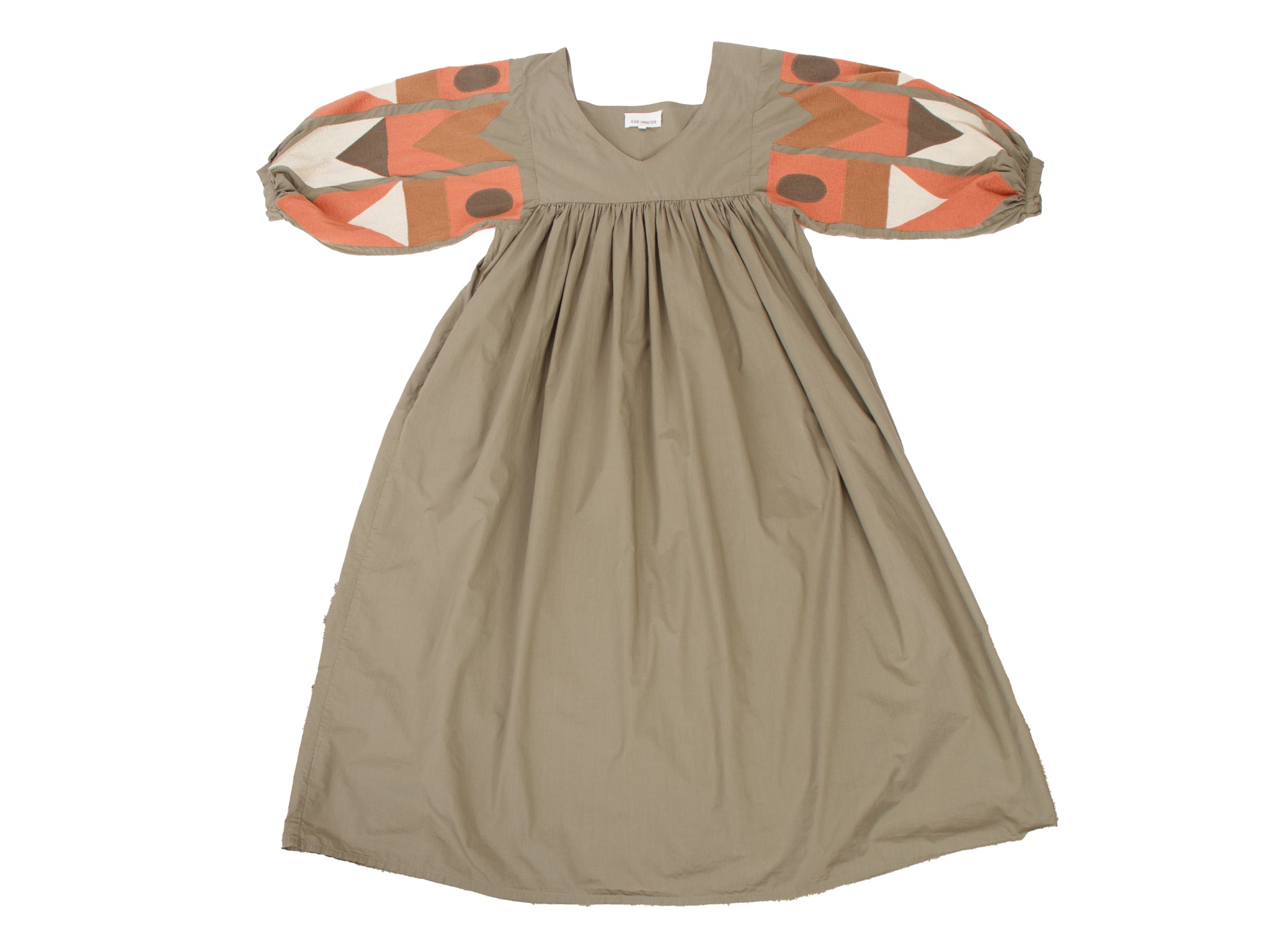 V.DE. Vinster Poplin Embroidered Dress