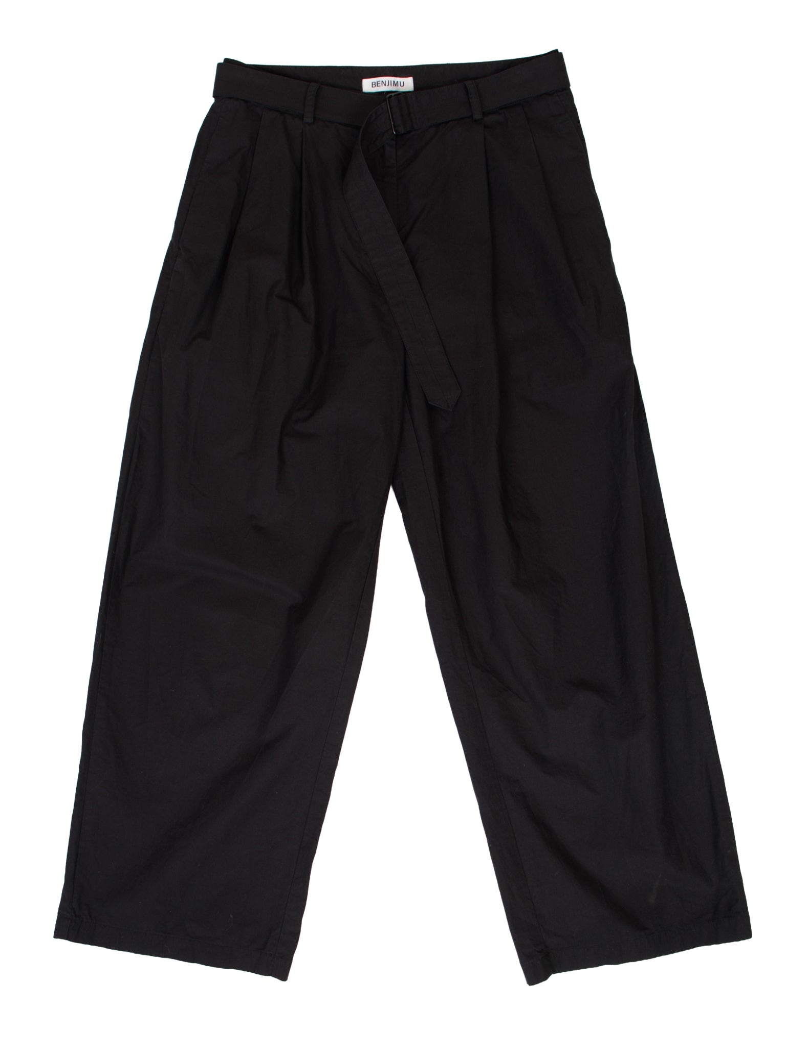 Benjimu Wide Leg Belted Pants