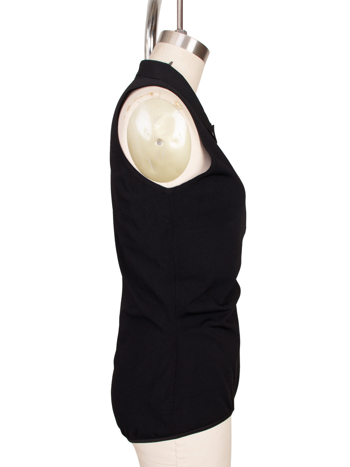 Alaia Sleeveless Polo Bodysuit