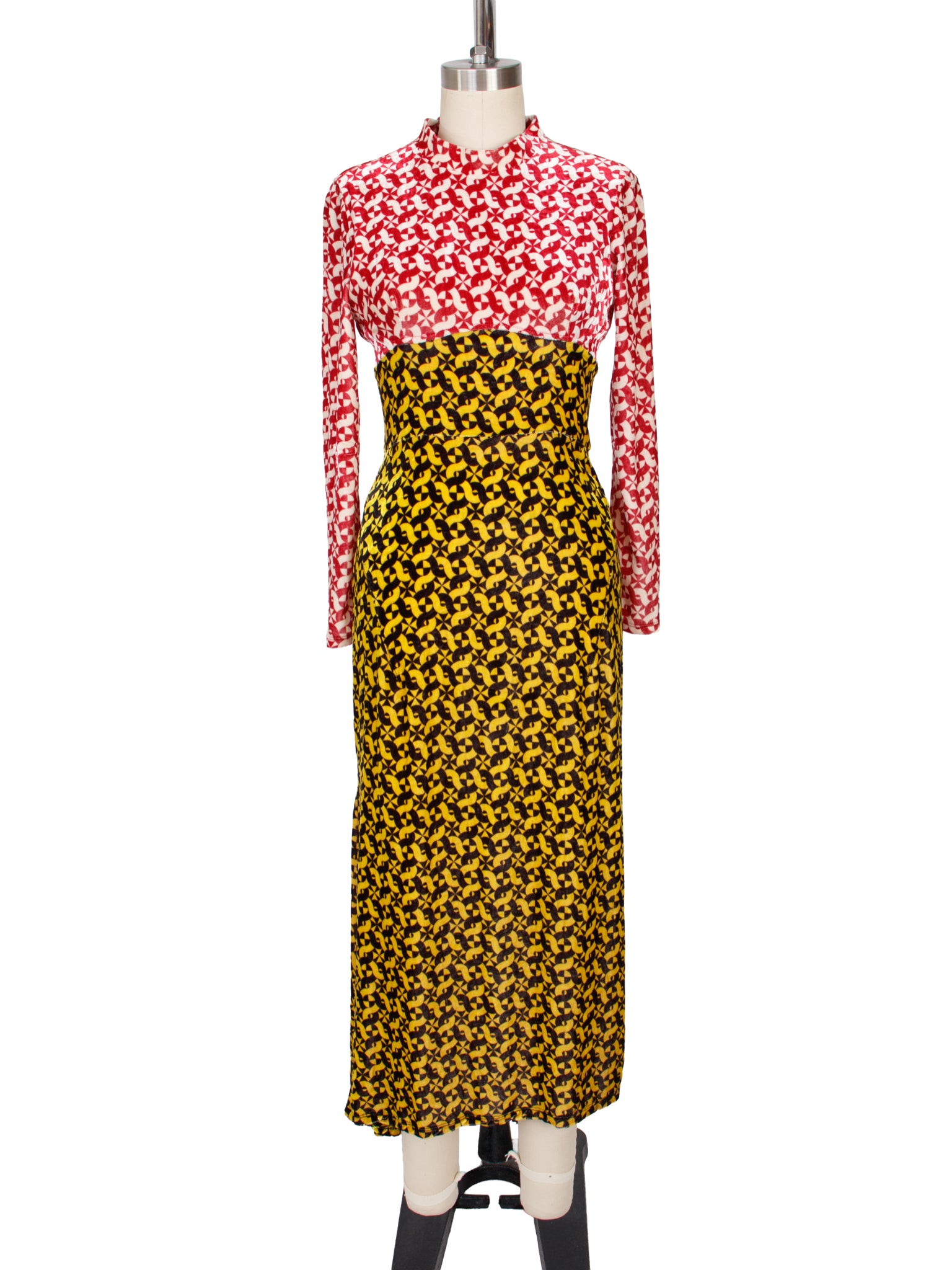 Rachel Comey Converge Velvet Swirl Print Dress
