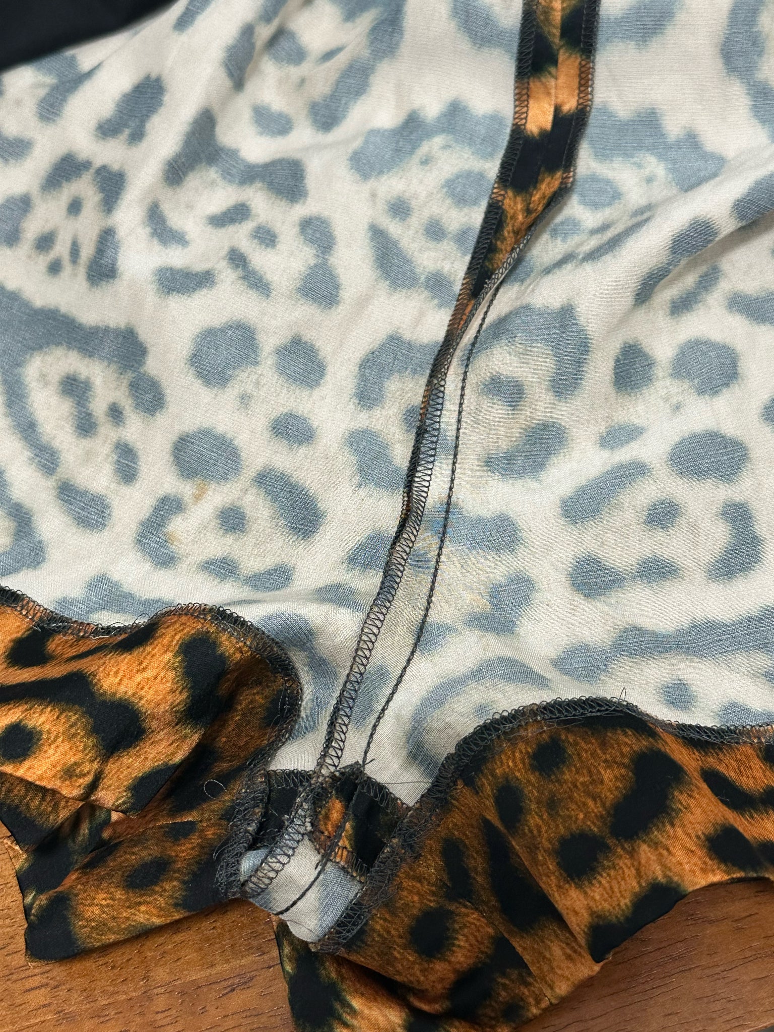 Dries Van Noten Leopard Print Shorts