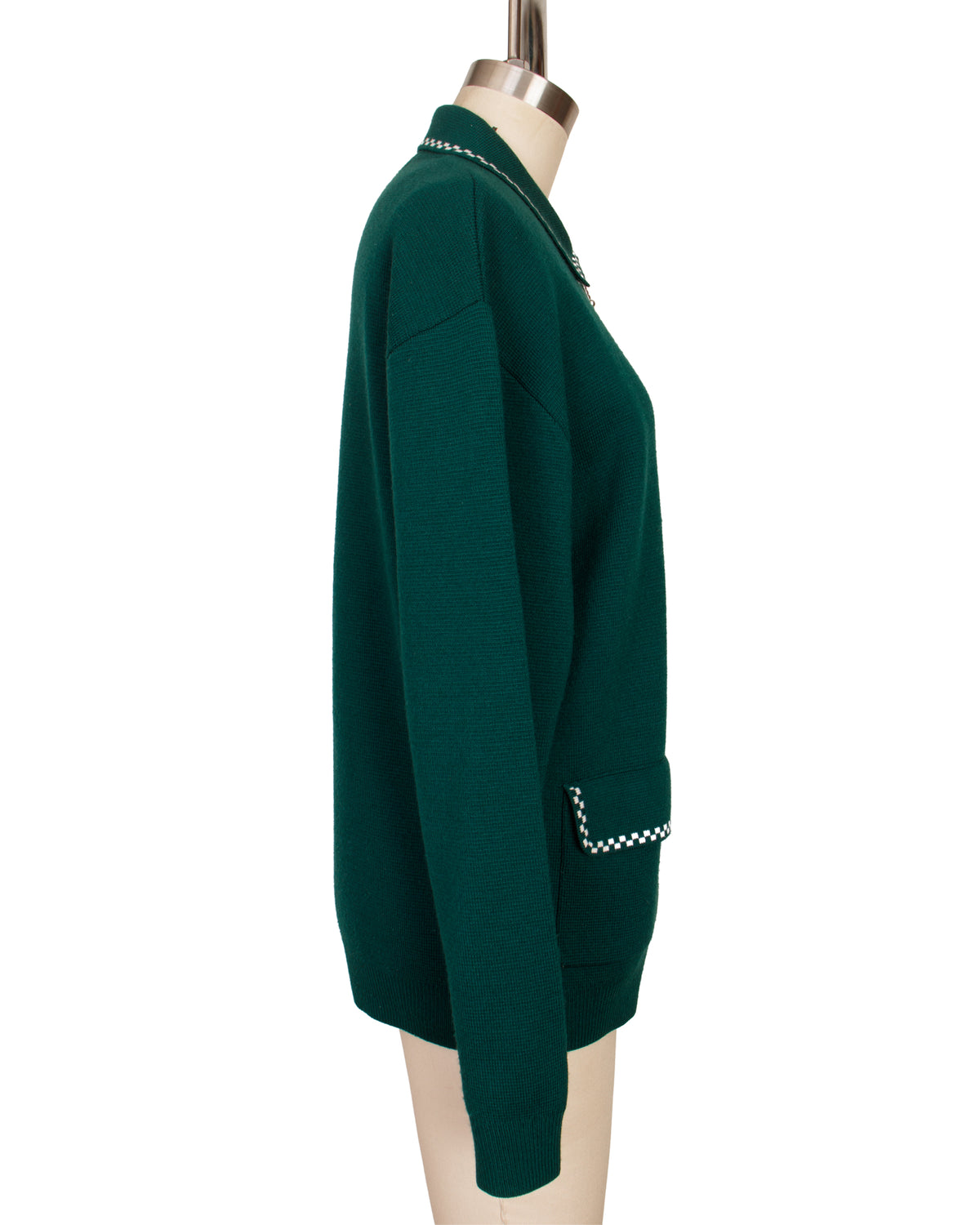 Supreme Checker Trim Cardigan