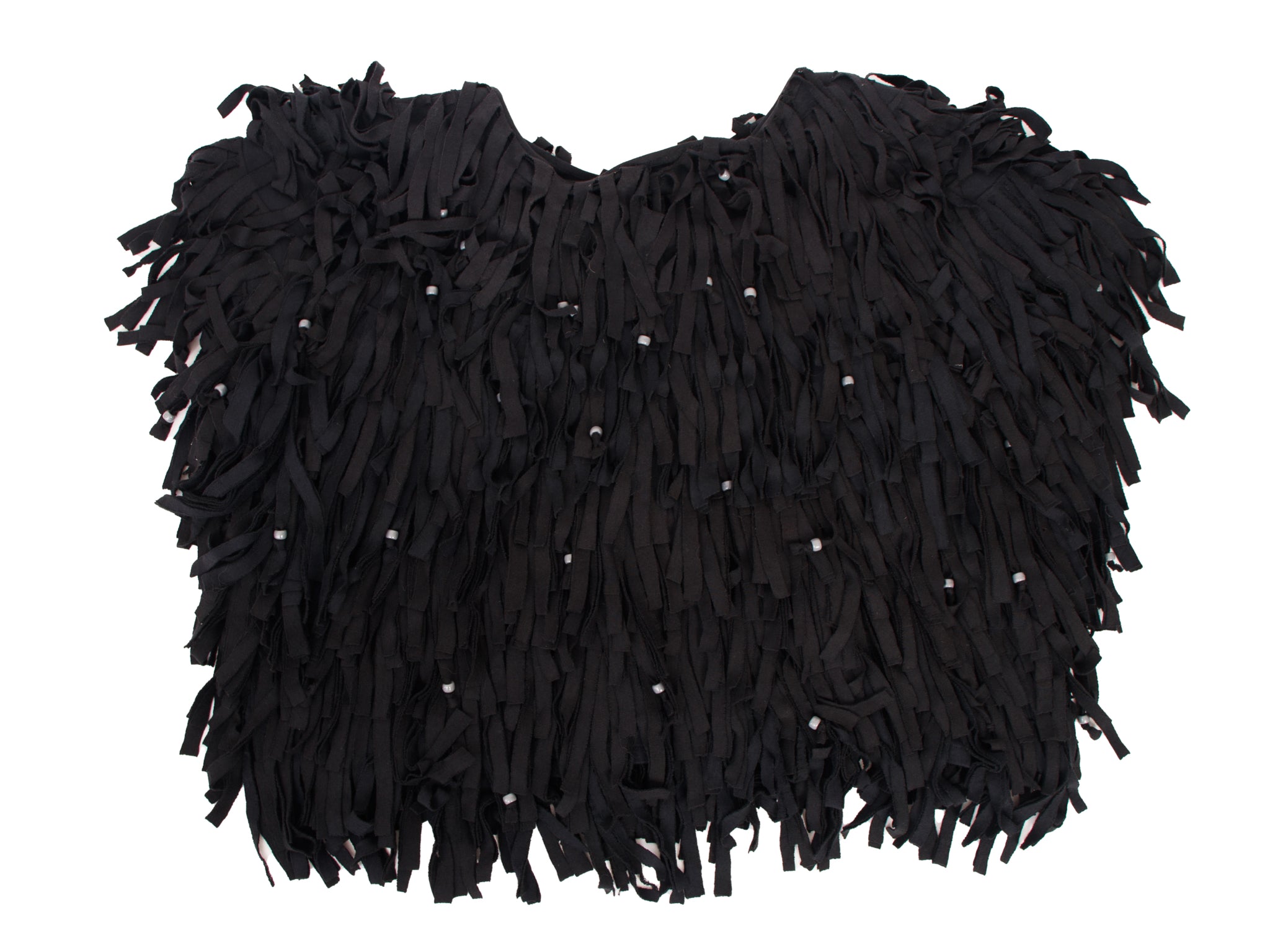 Handmade Cotton Jersey Fringe Top