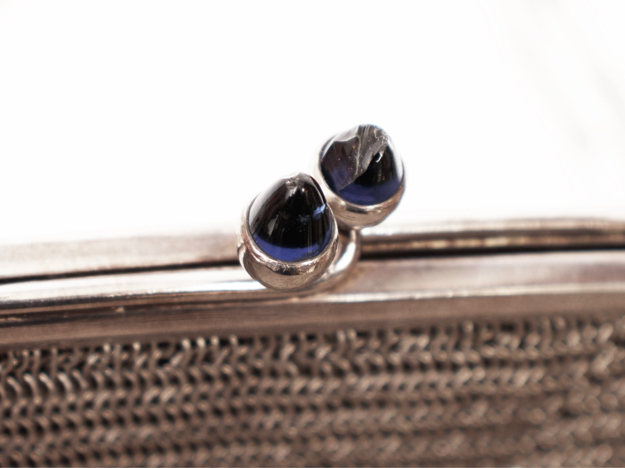 Antique Sterling Silver Mesh Purse