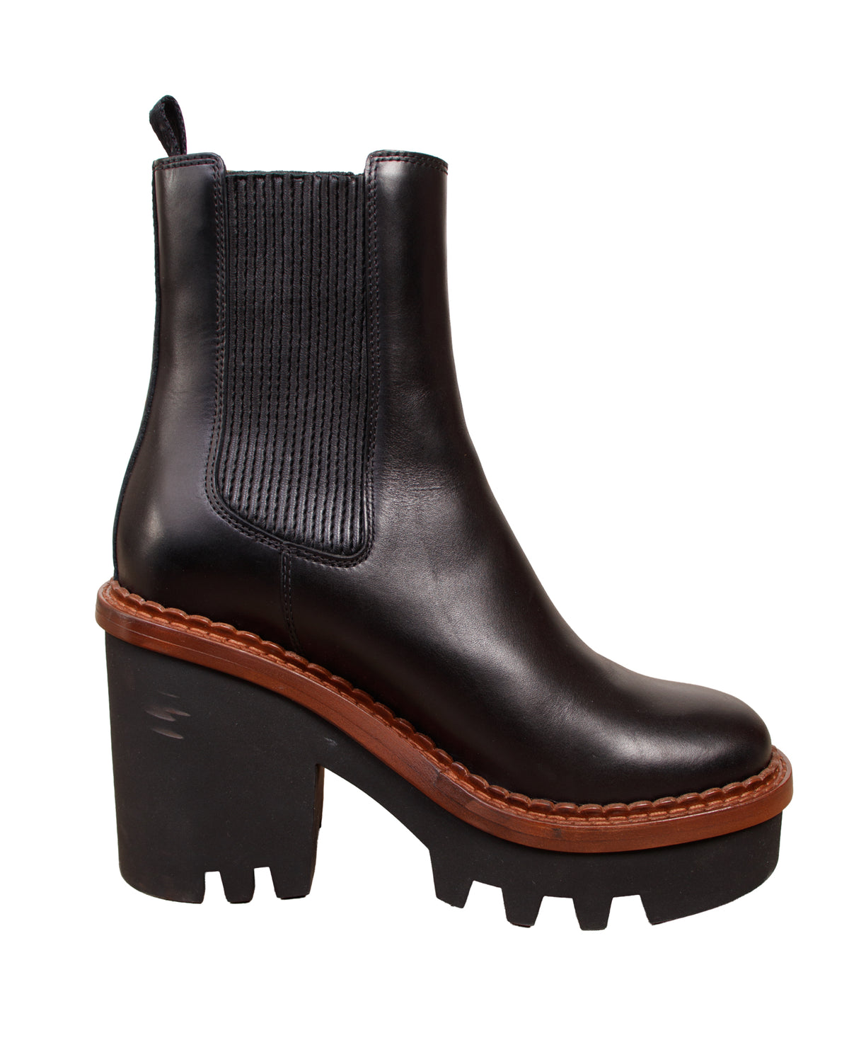 Chloe Owena Platform Chelsea Boots