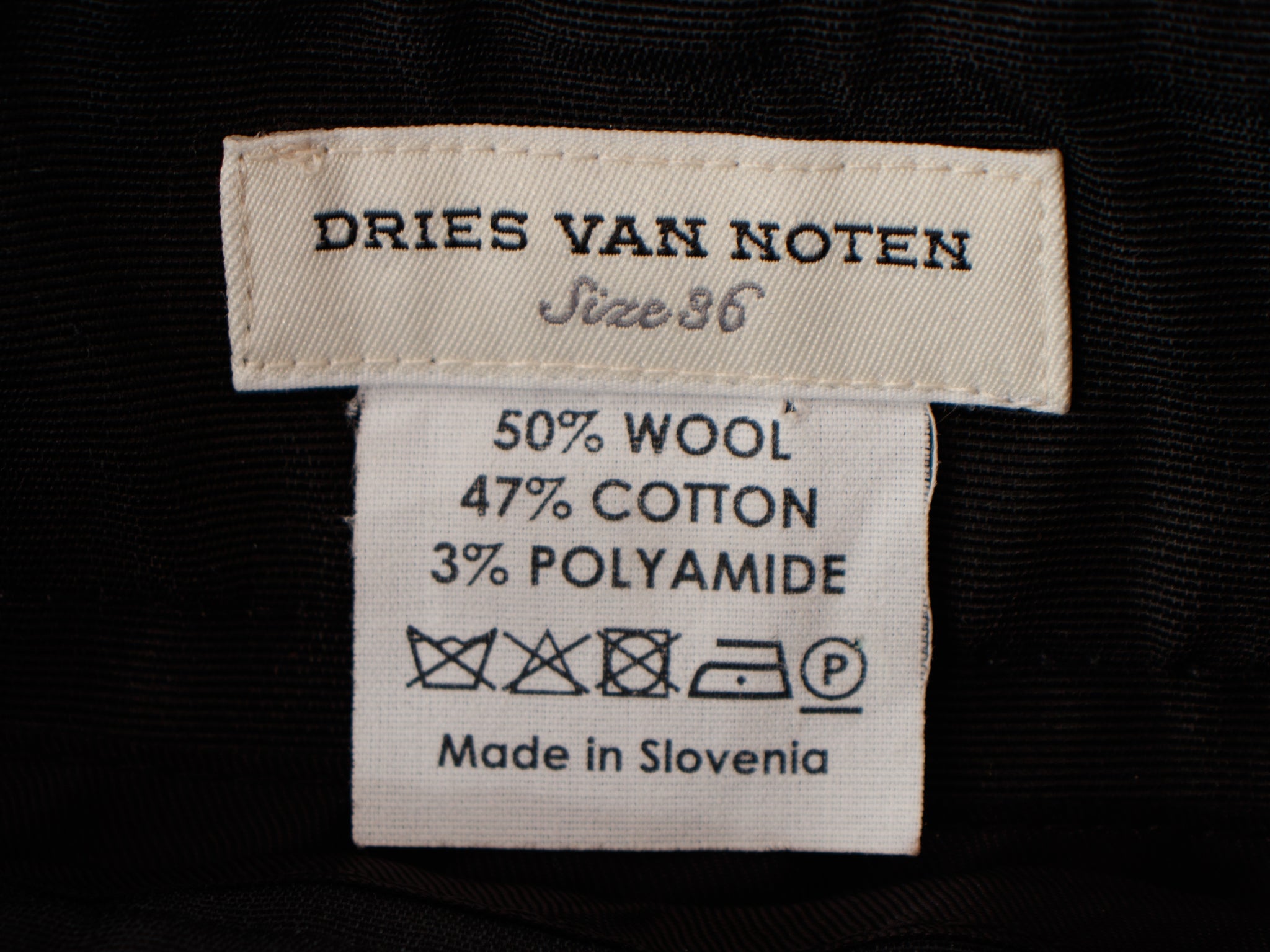 Dries Van Noten Moire & Jacquard Overlay Trousers