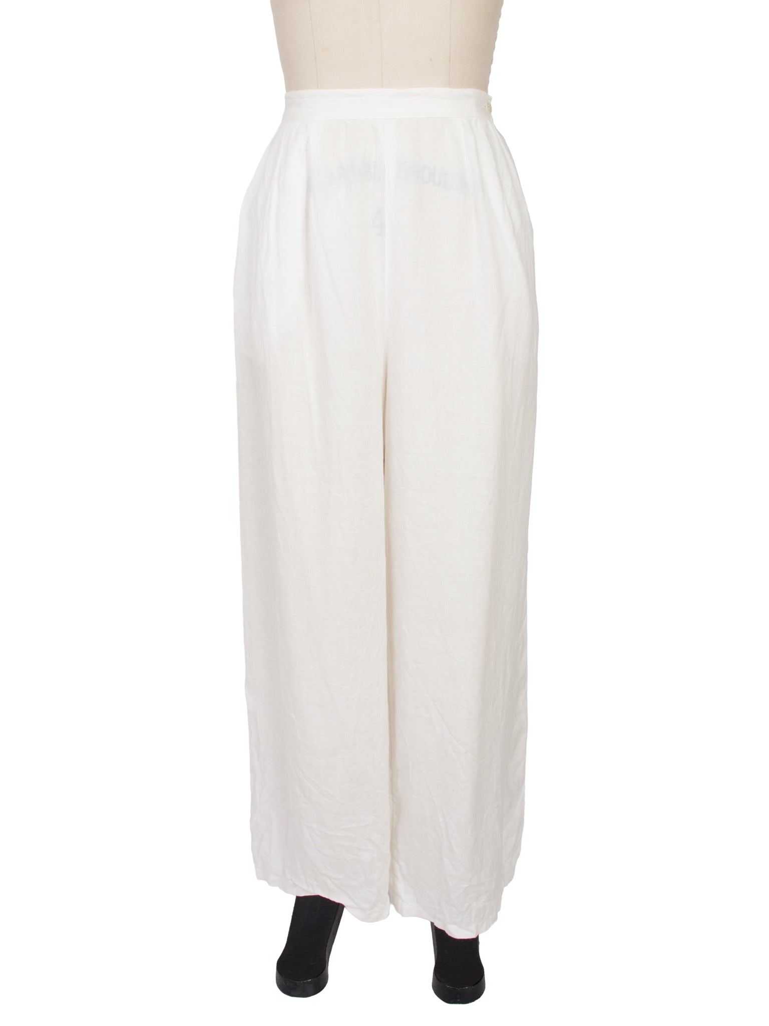 Barney's New York Linen Wide Leg Pants