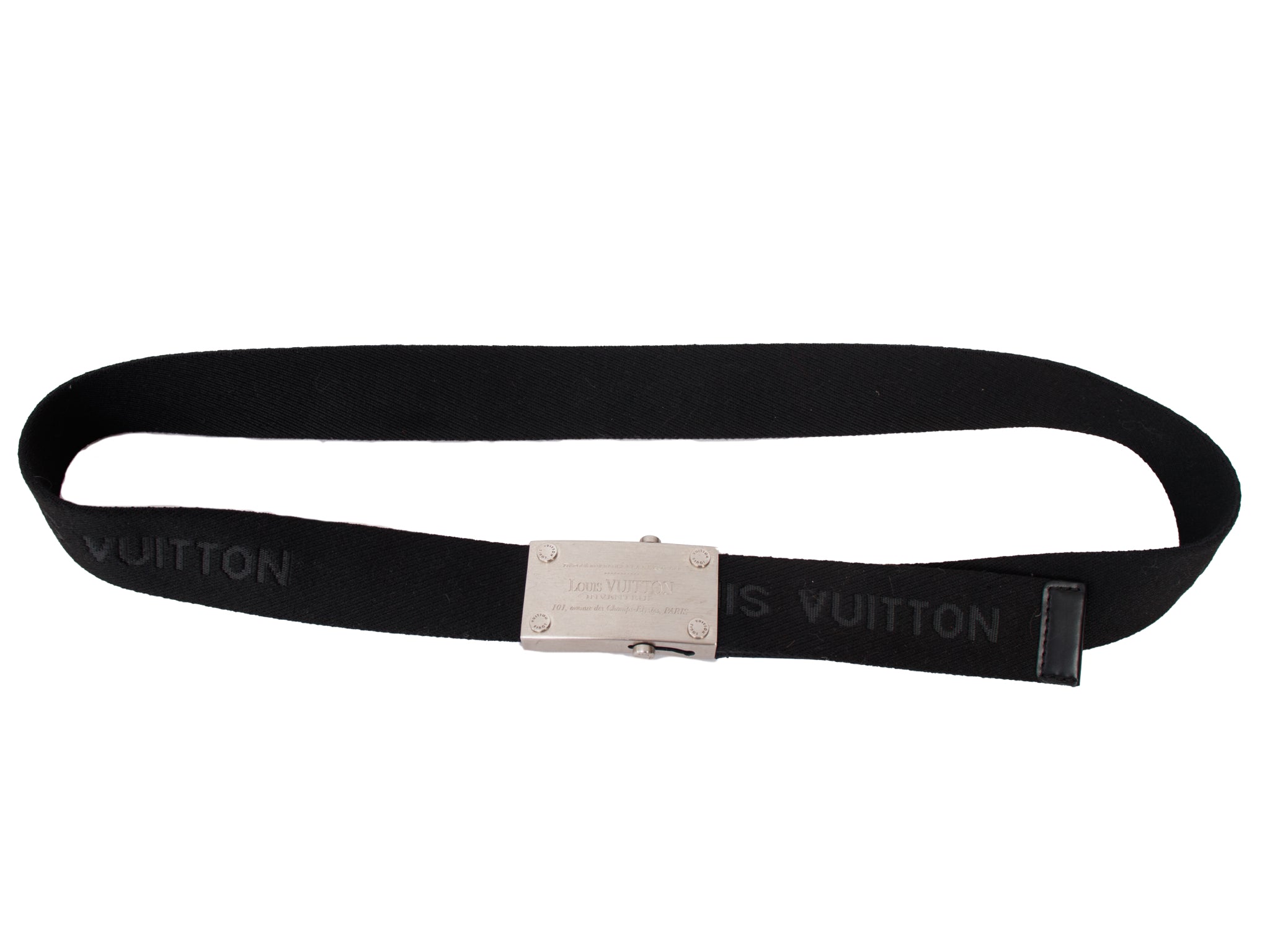 2010 Louis Vuitton Bengale Inventeur Logo Belt