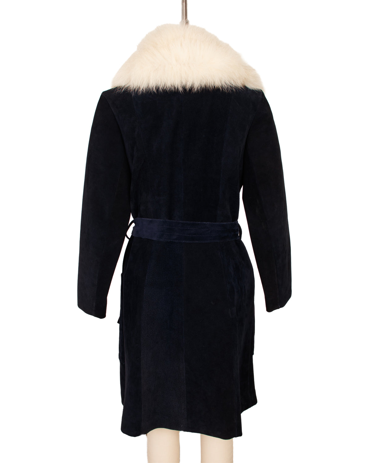Coyote Fur & Suede Penny Lane Coat