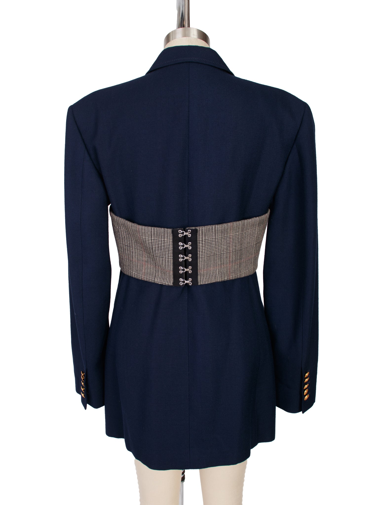 Gucci Double Breasted Corset Blazer