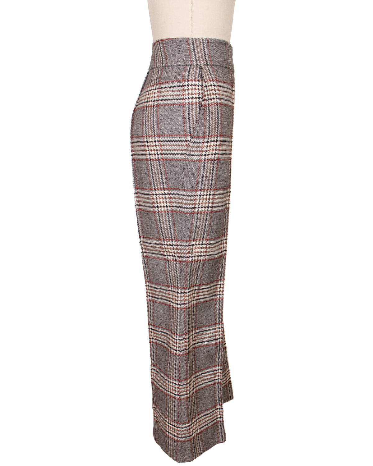 AW18 Joseph Wool Check Pantsuit