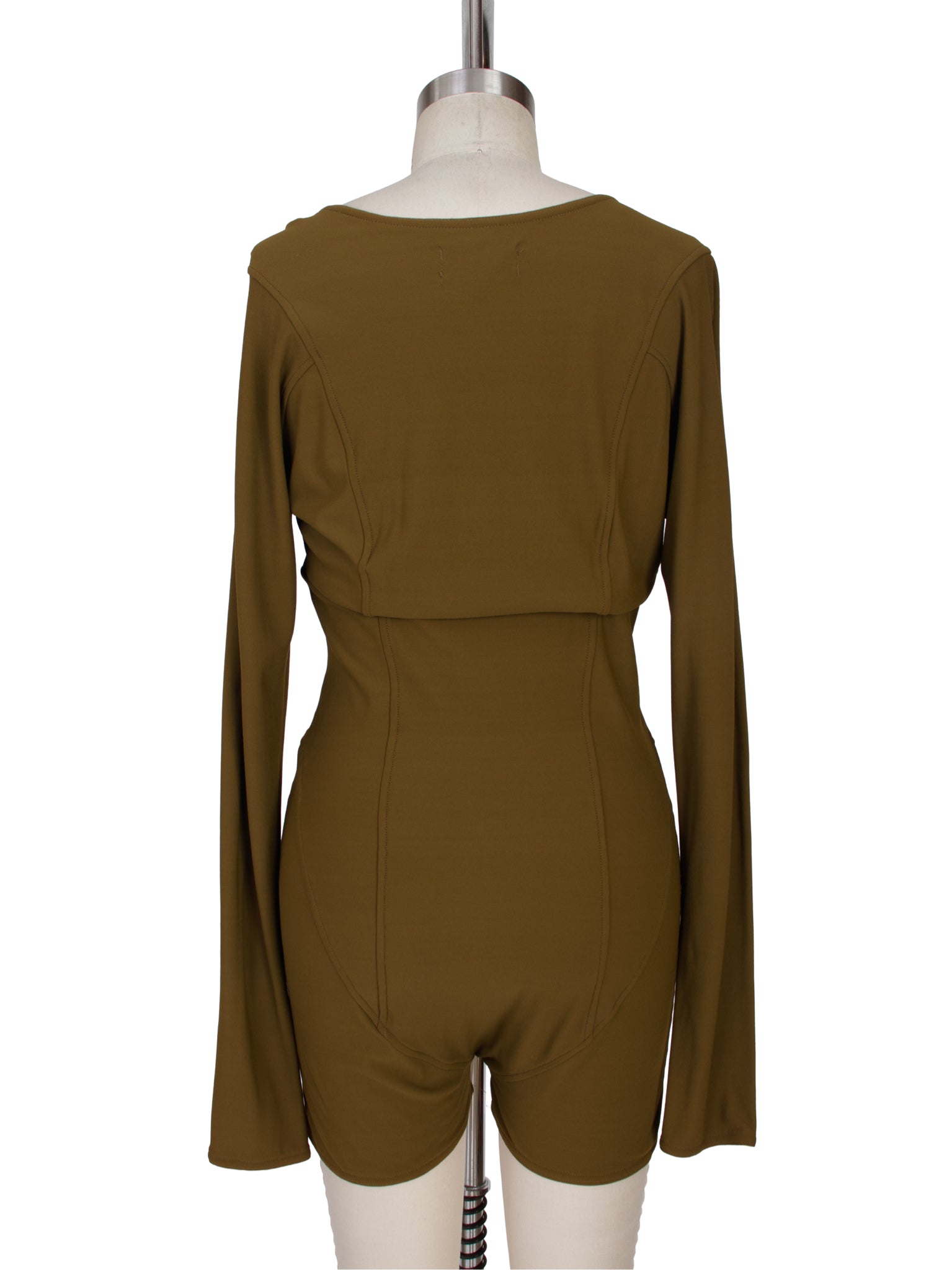 Cache-Col Corset Seamwork Bodysuit