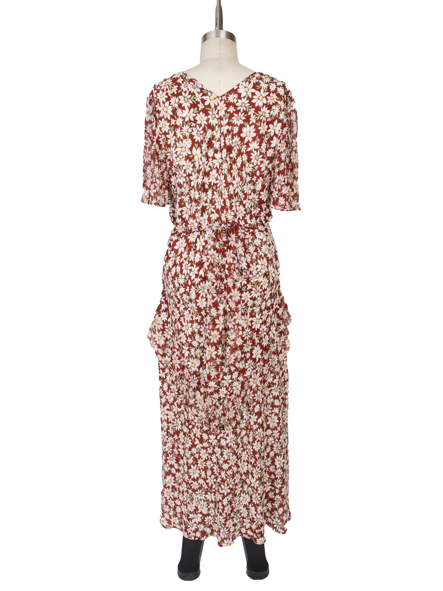 Rixo Silk Daisy Print Dress