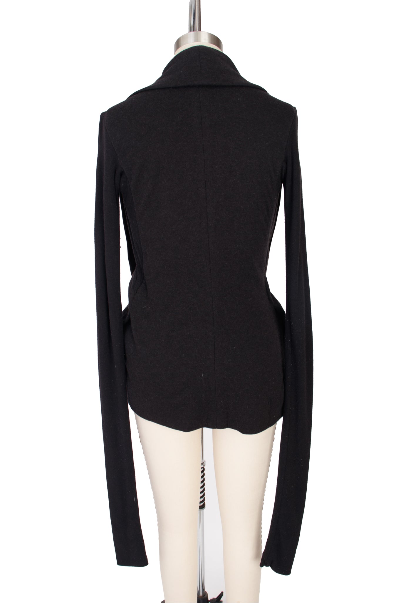 Rick Owens Lilies Draped Collar Jacket
