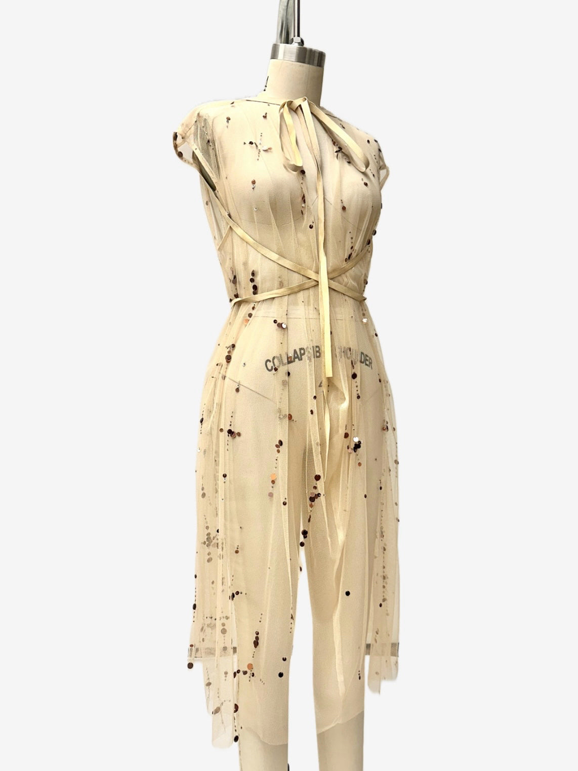 Ann Demeulemeester Tulle Sequin Dress