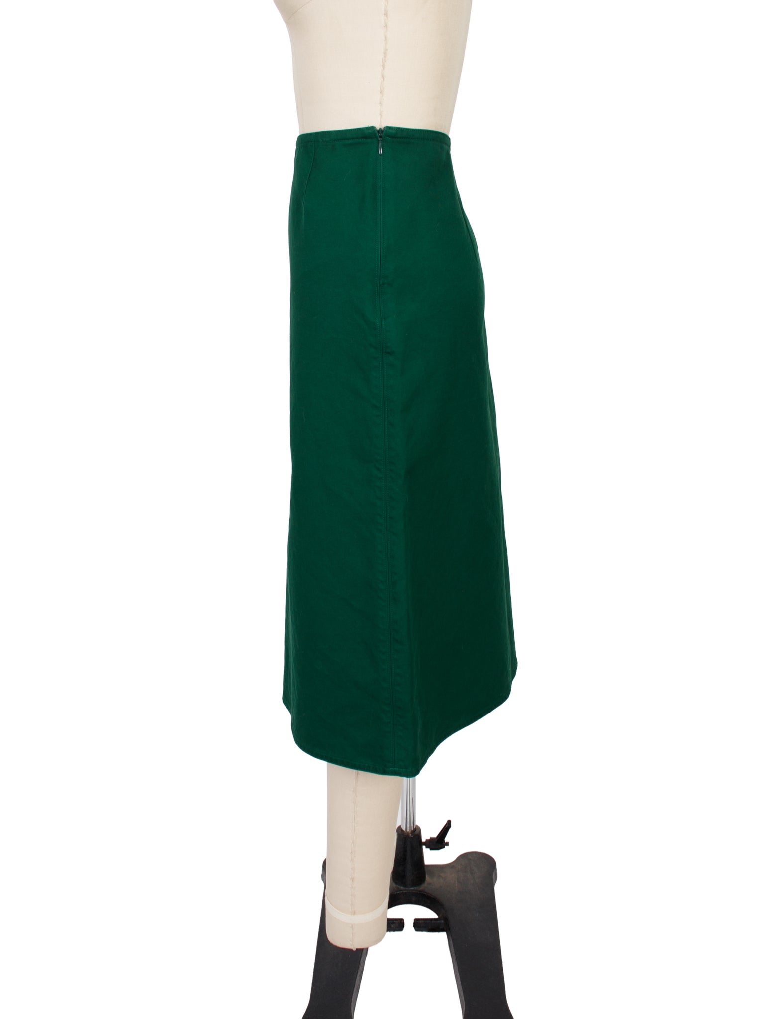 Sofie D'Hoore Woven Cotton A-Line Skirt