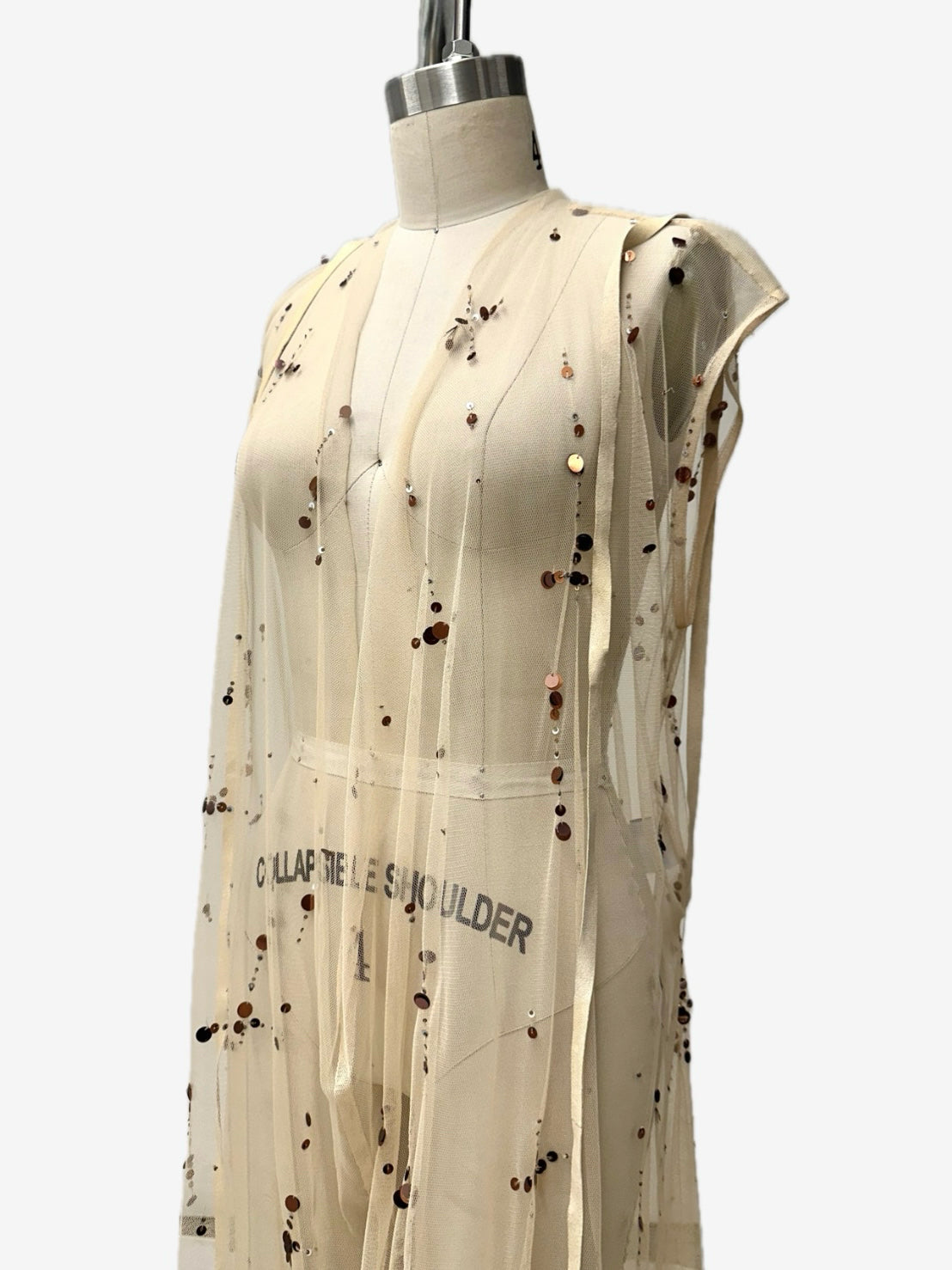 Ann Demeulemeester Tulle Sequin Dress