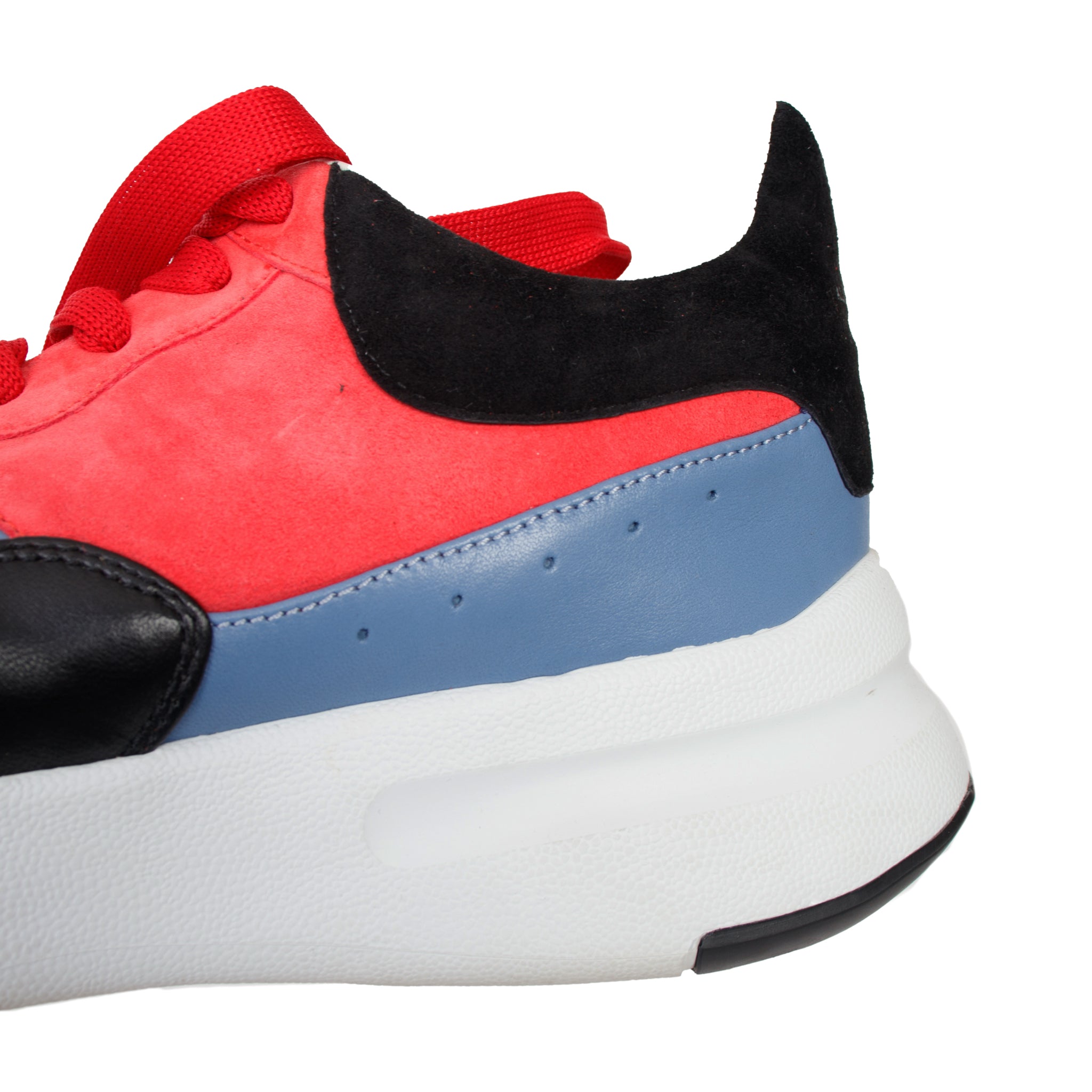 Alexander McQueen Leather Color-Block Sneakers