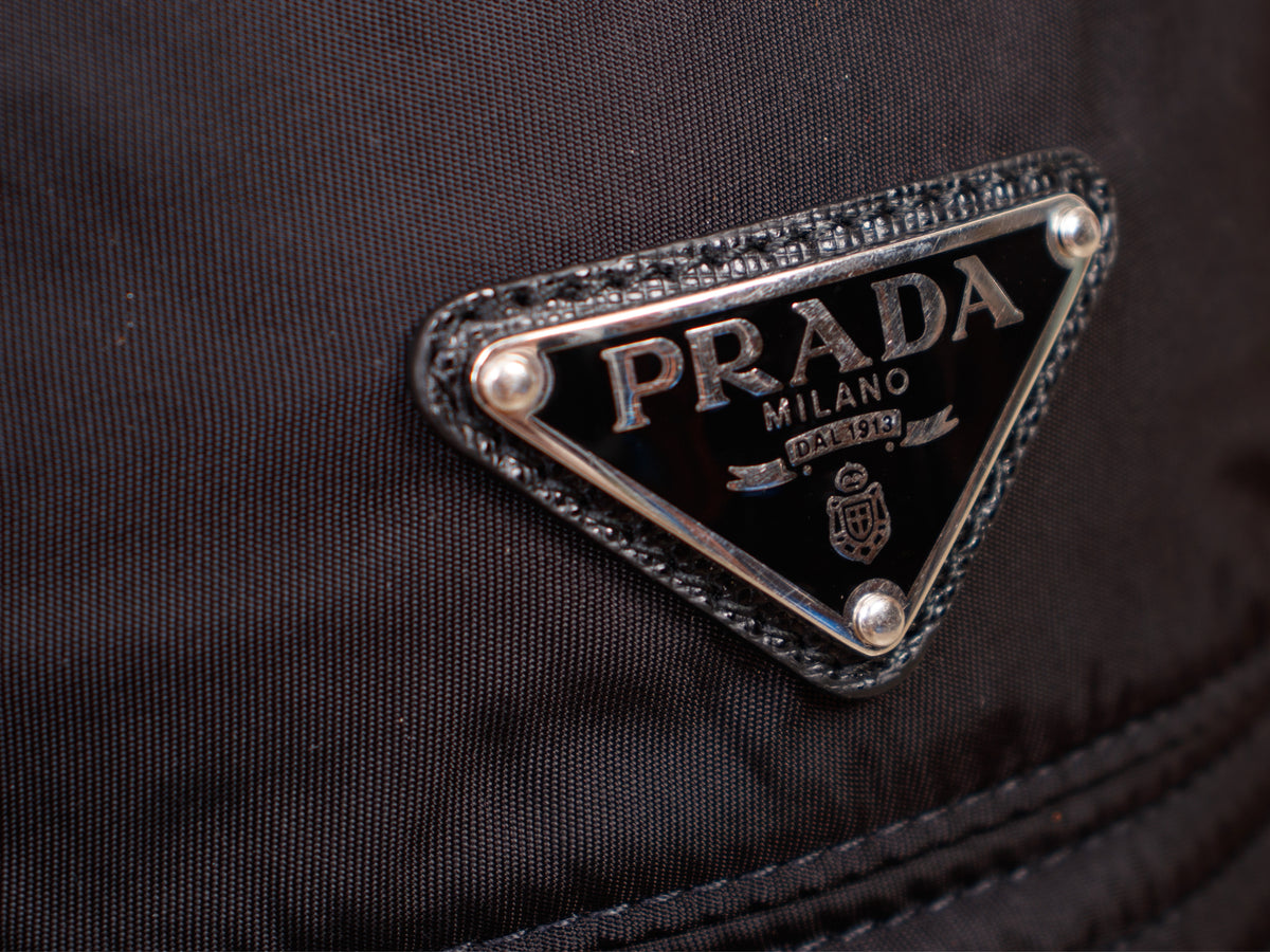 Prada Triangle Logo Bucket Hat*