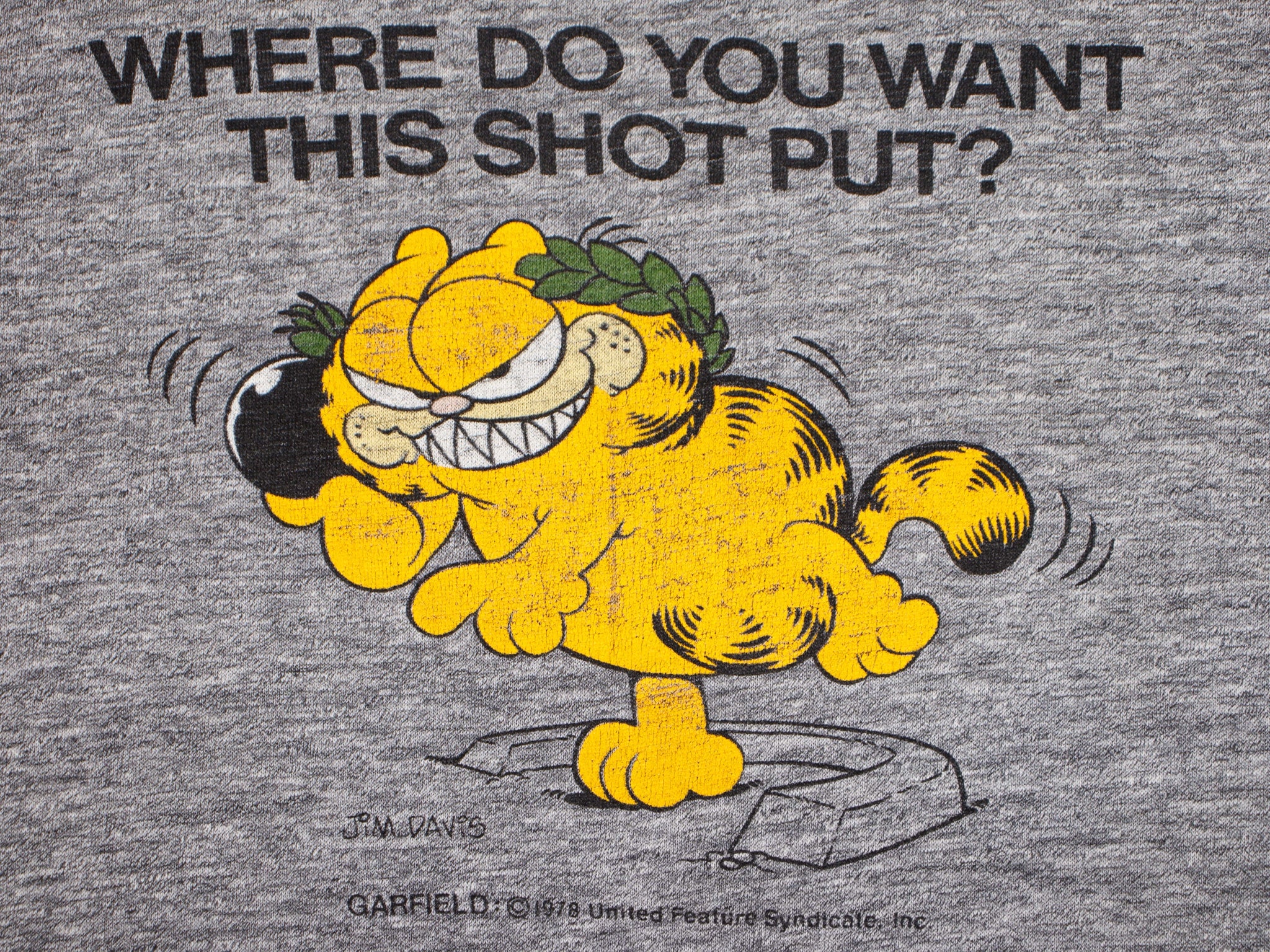 1978 Garfield Novelty Bowling Tee