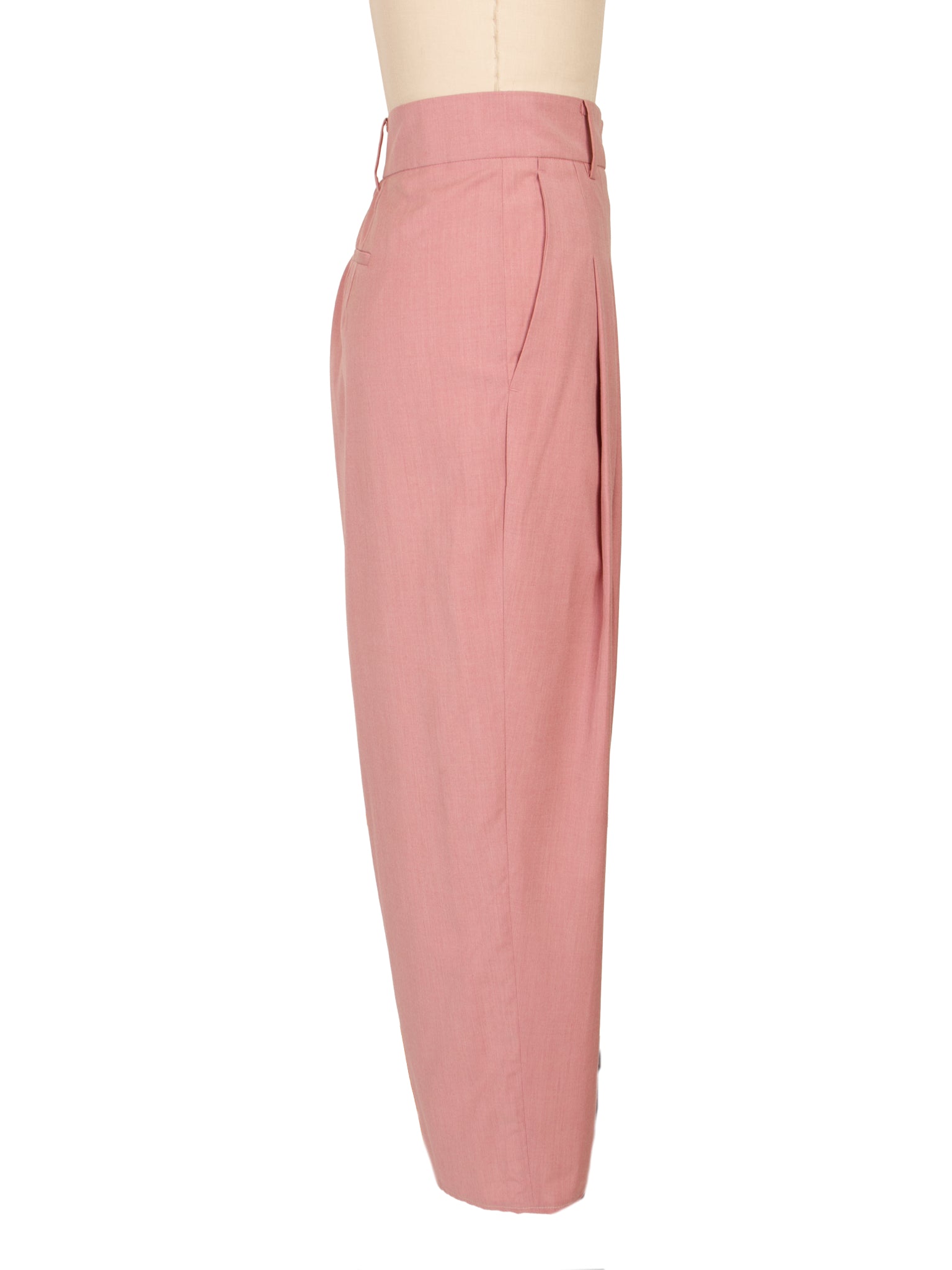 Frankie Shop Wide Leg Pleated Trousers