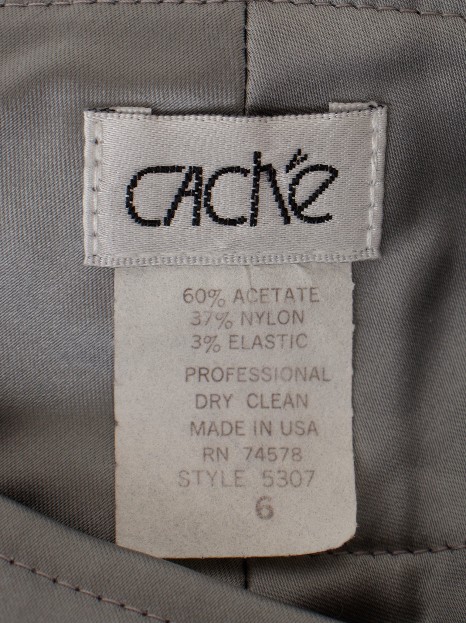 Cache Silver Satin Jacket & Pant Set