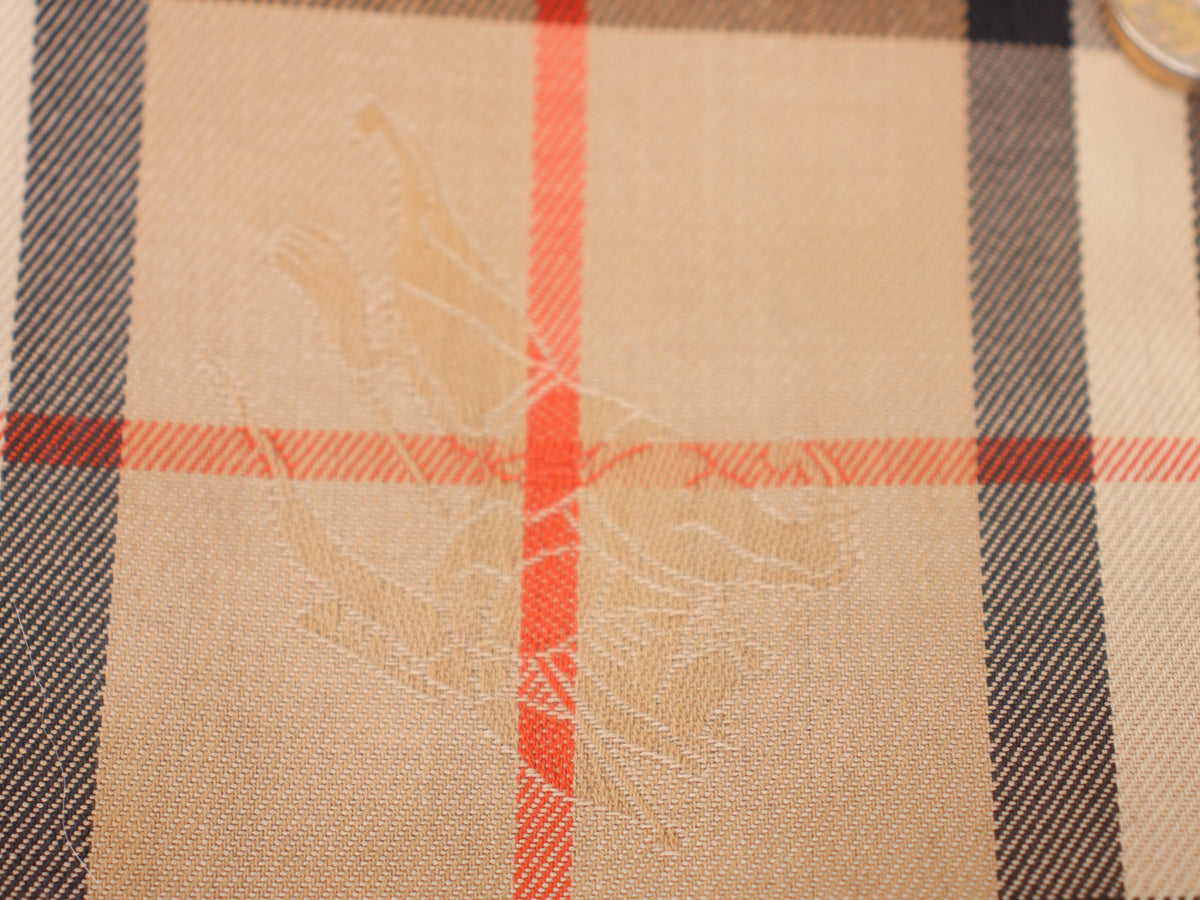 Burberry Check Crossbody Flap Bag