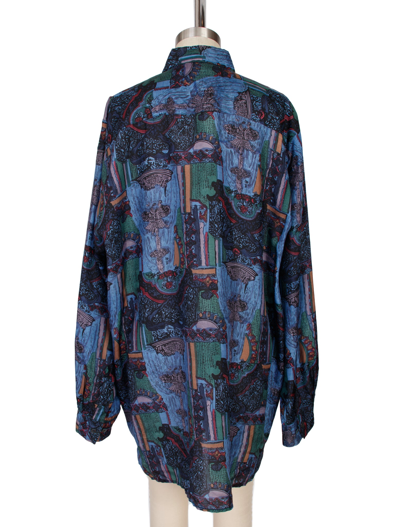 Silk Trail by Robert Stock Silk Novelty Print Shirt
