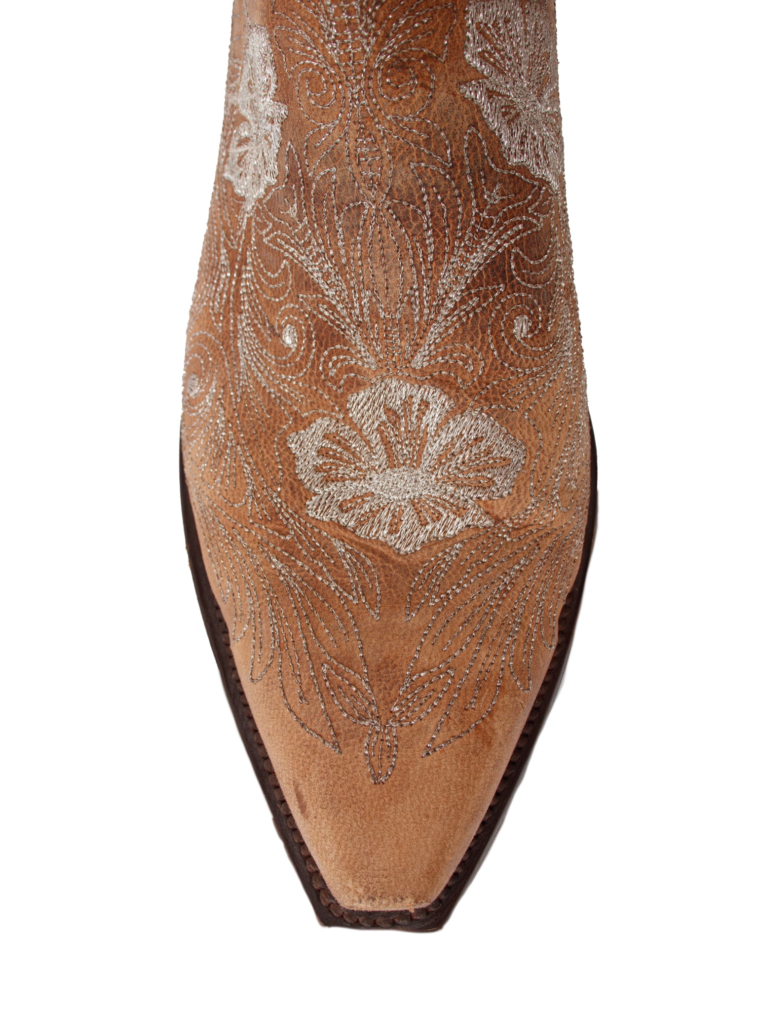 The Old Gringo Metallic Floral Embroidery Cowboy Boots
