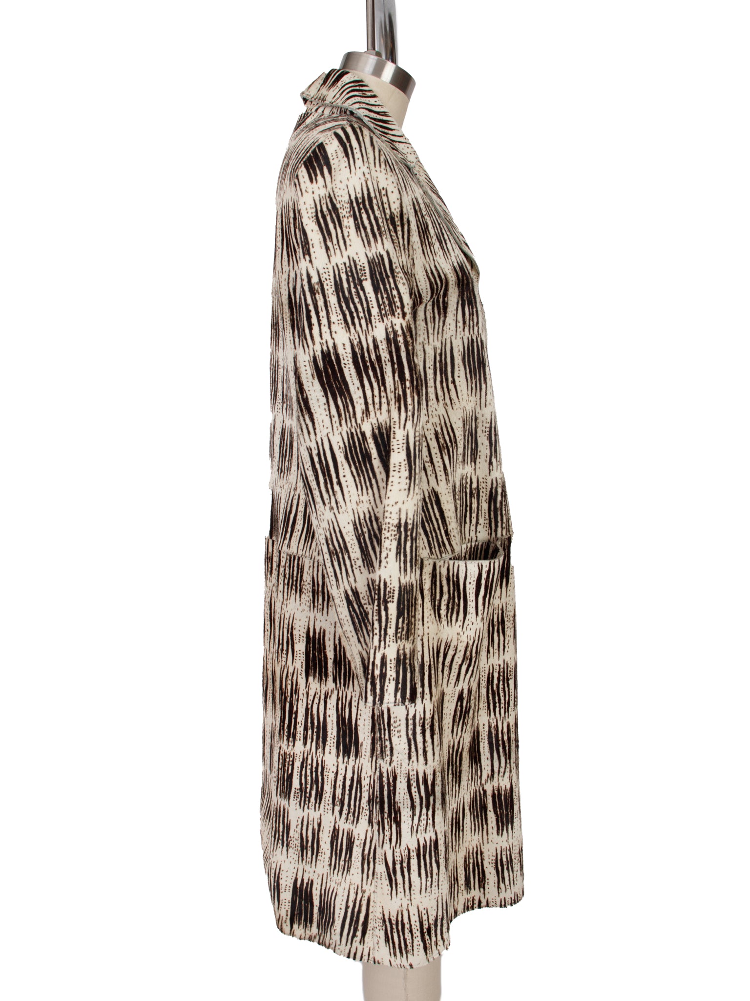 Fendi Selleria Pony Hair Printed Coat