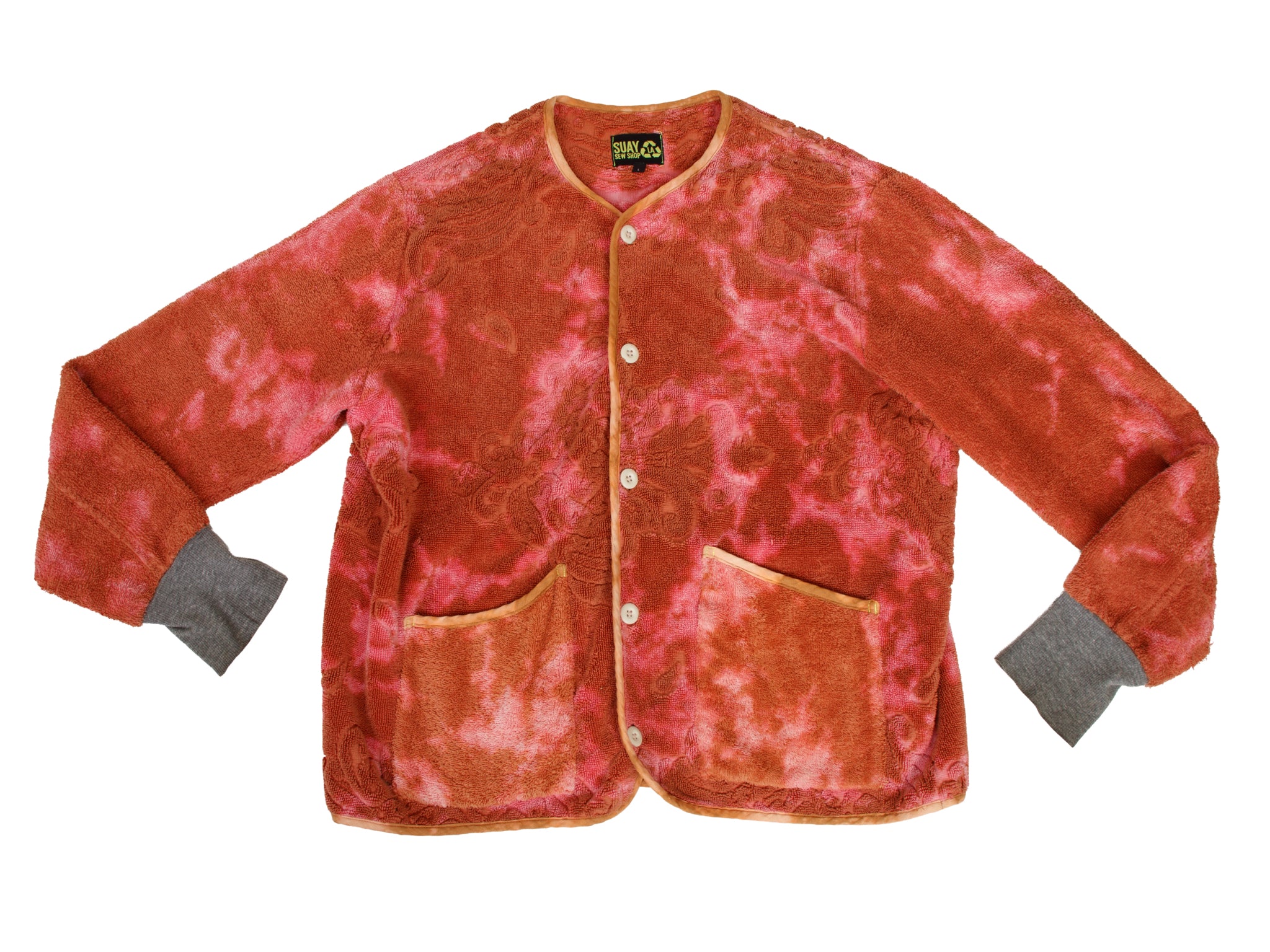 Suay Sew Shop Tie Dye Terry Cloth Jacket