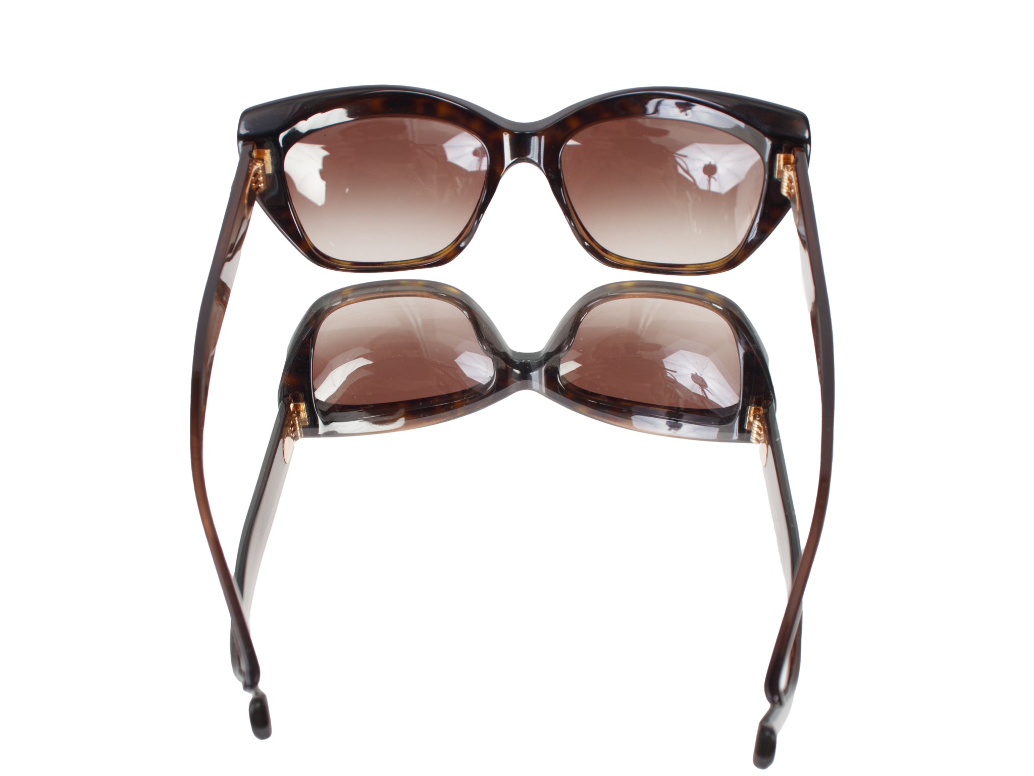 Max Mara Prism Tortoise Cat Eye Sunglasses