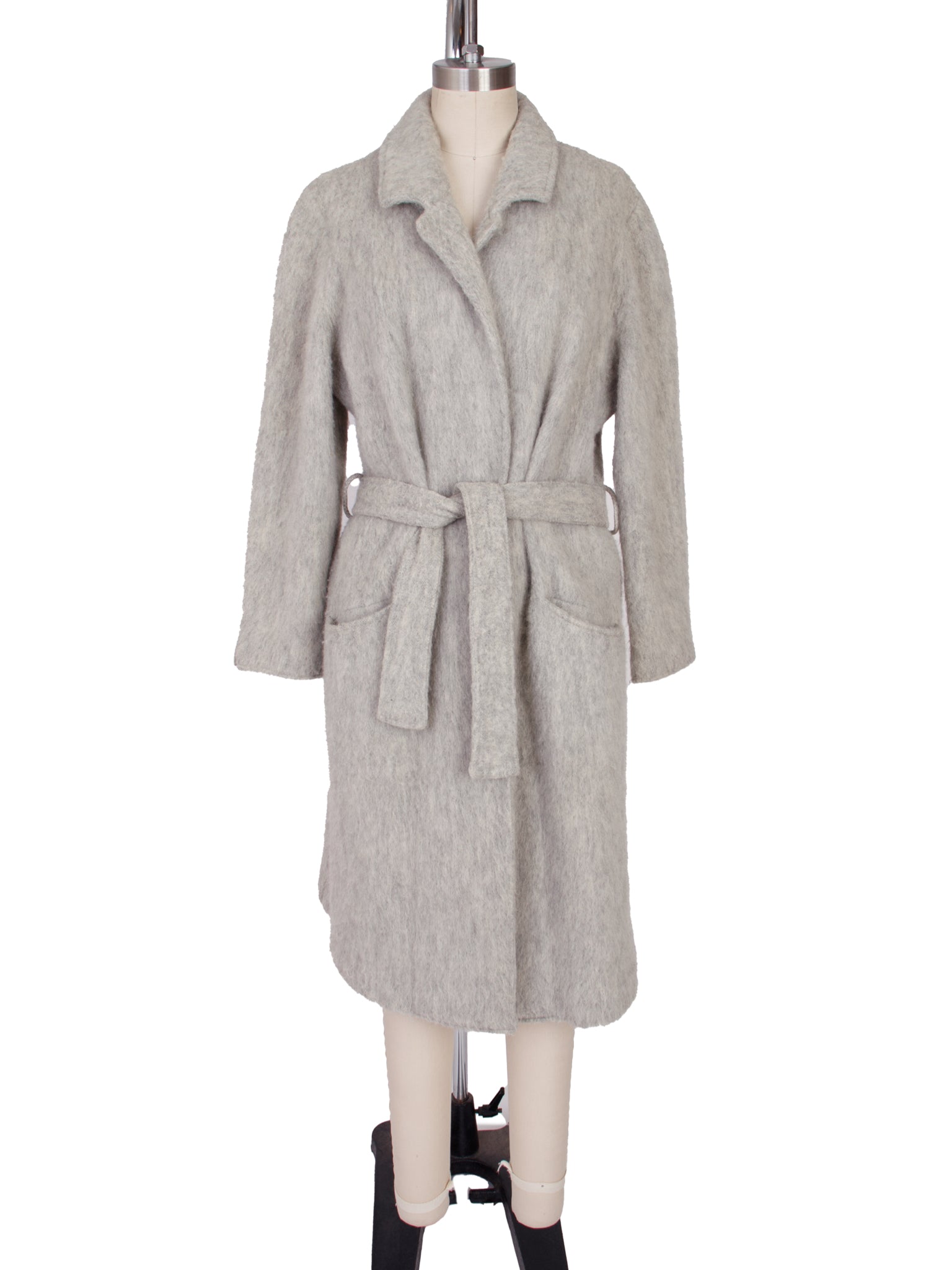 Baserange Brushed Wool Belted Coat